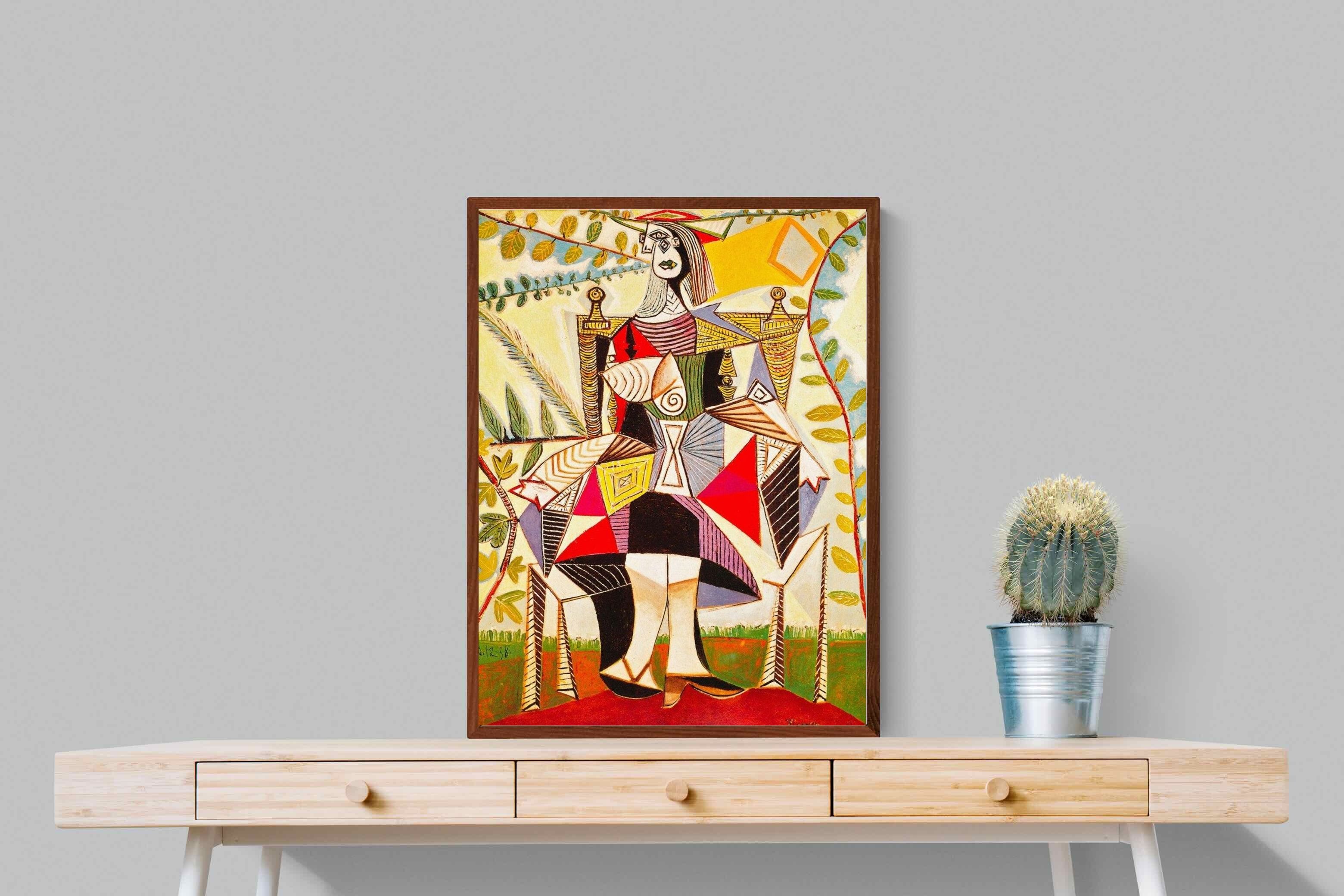 Pixalot Seated Woman in Garden