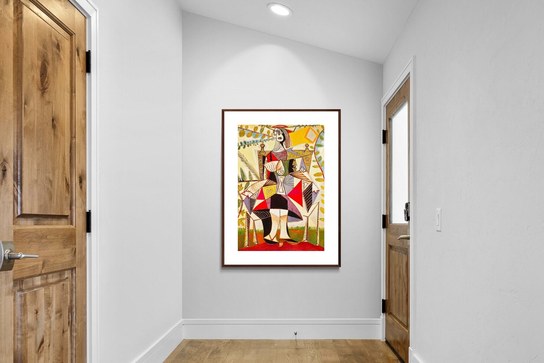 Pixalot Seated Woman in Garden