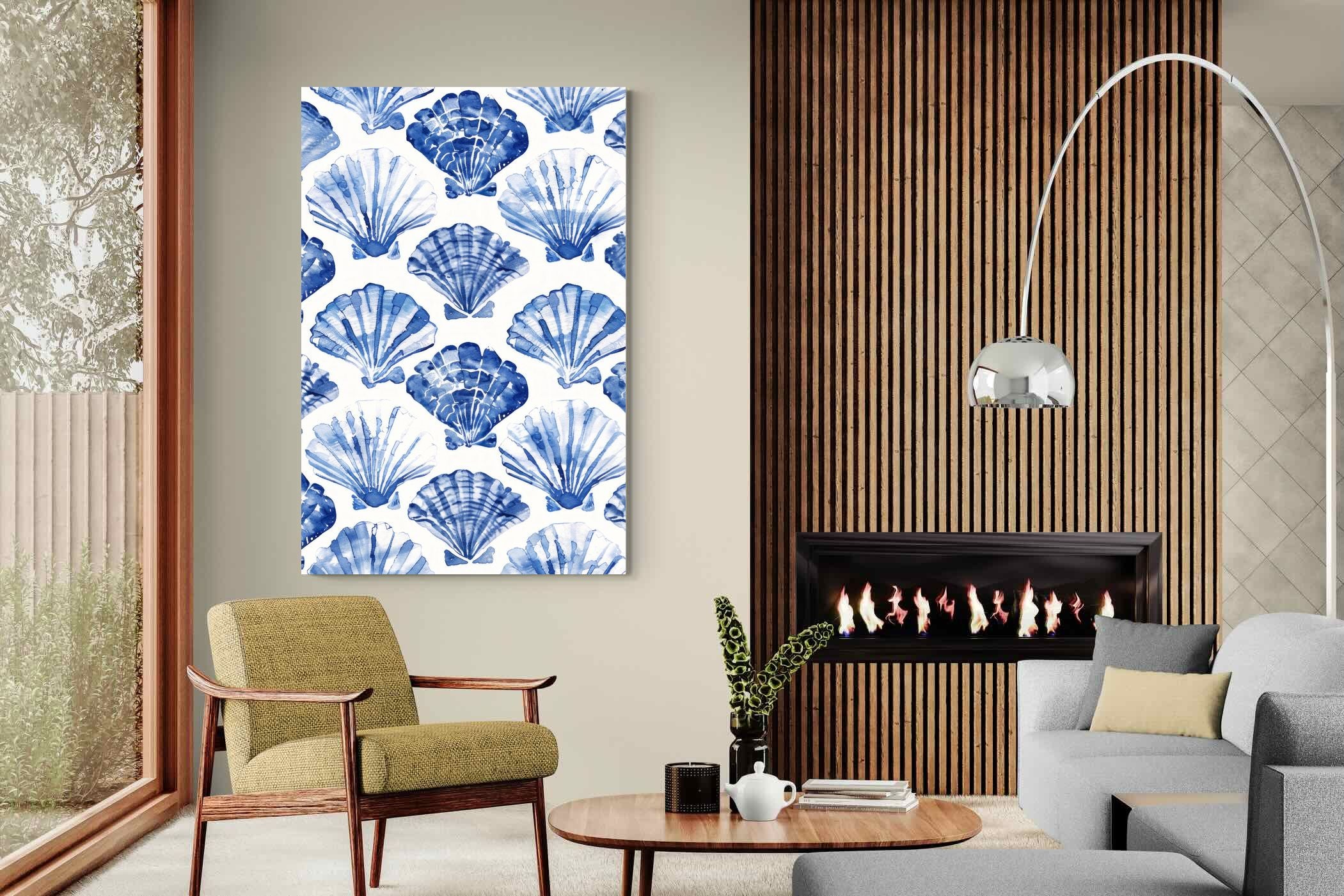 Pixalot Shell Pattern in Blue