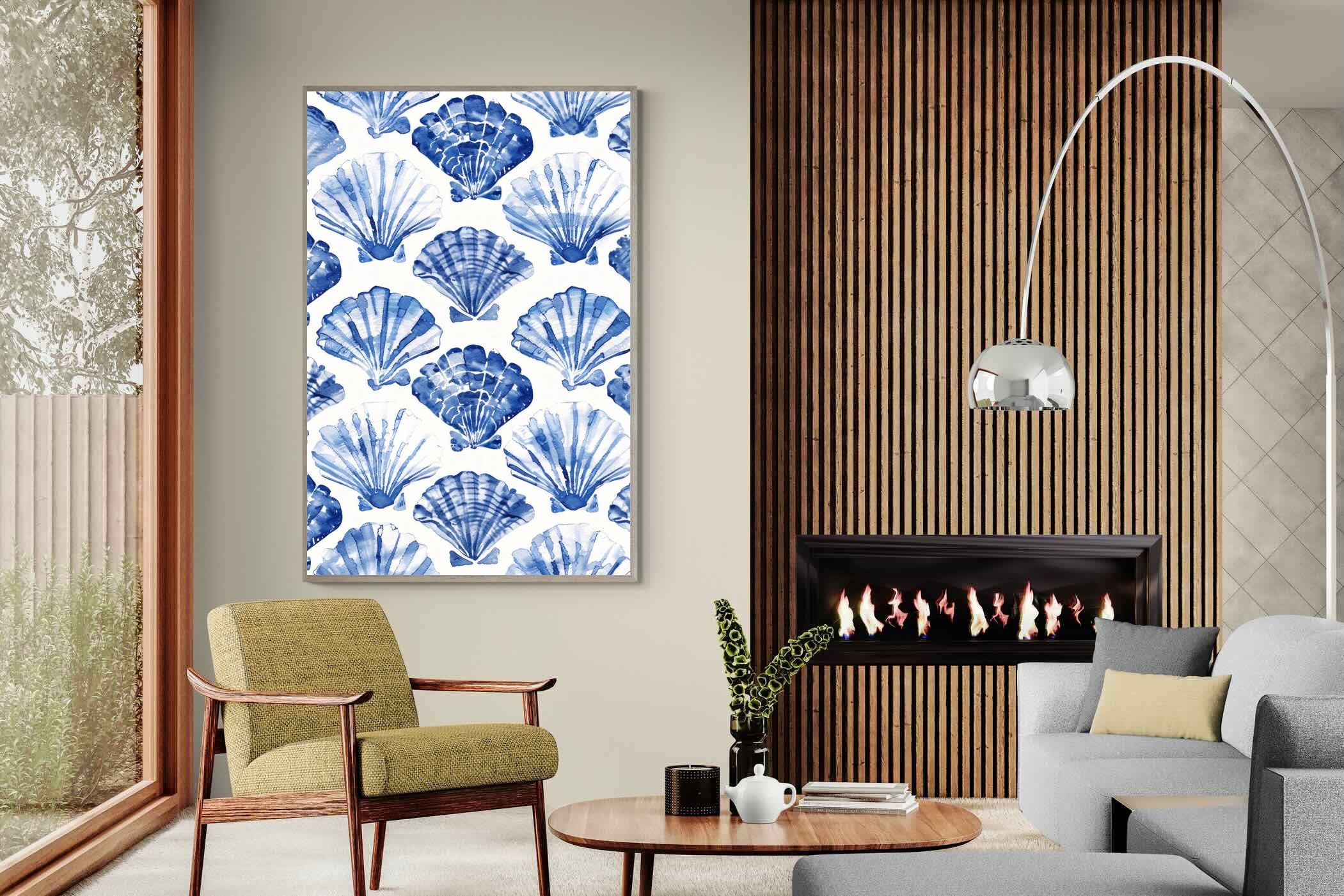 Pixalot Shell Pattern in Blue