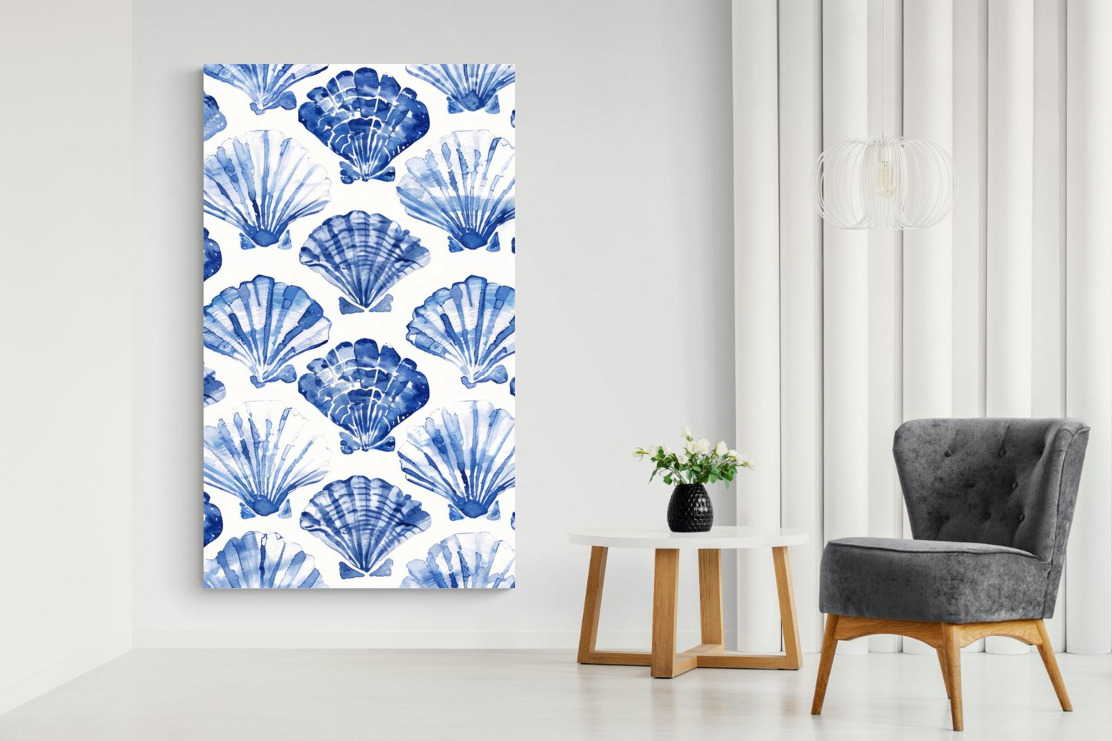 Pixalot Shell Pattern in Blue