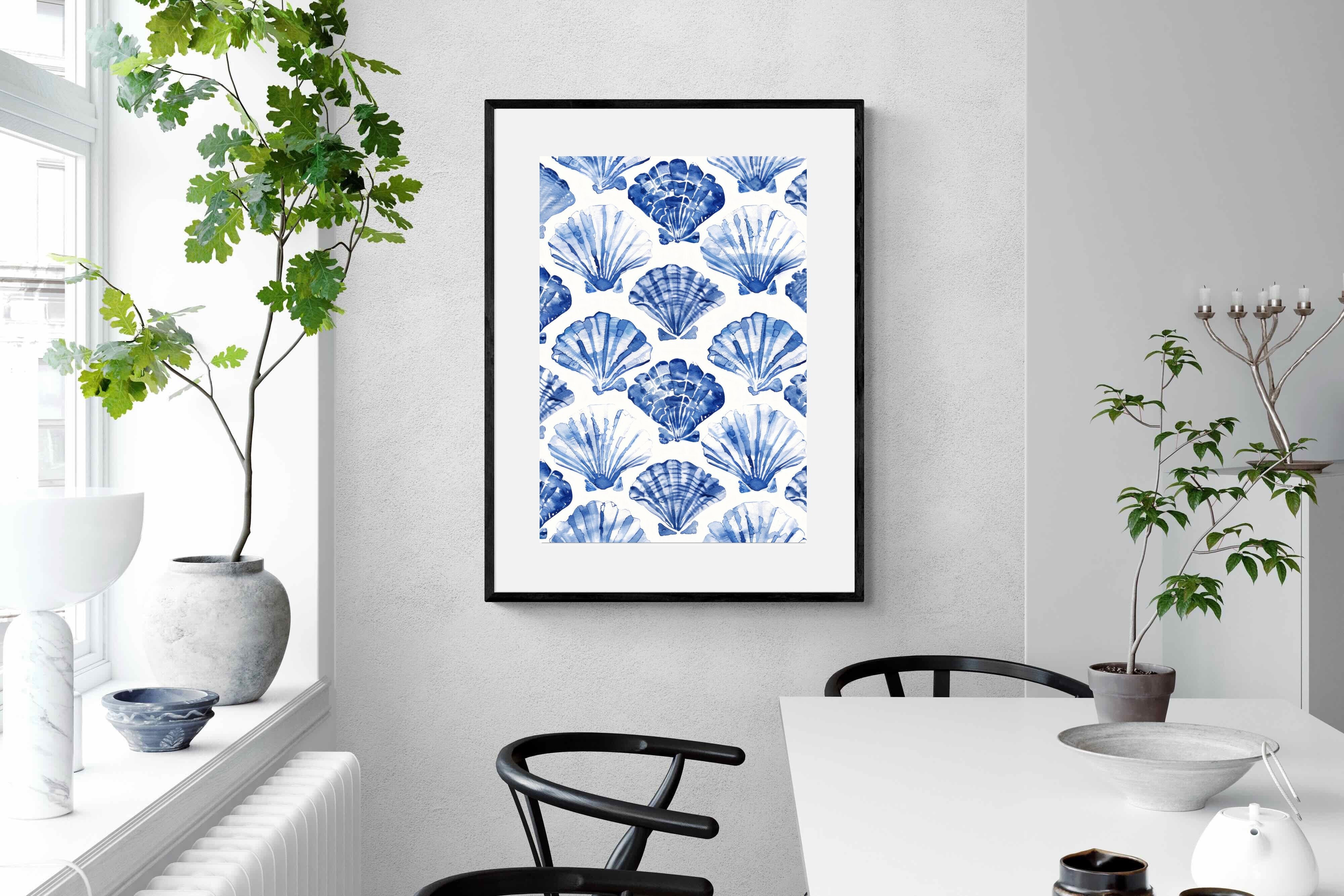 Pixalot Shell Pattern in Blue