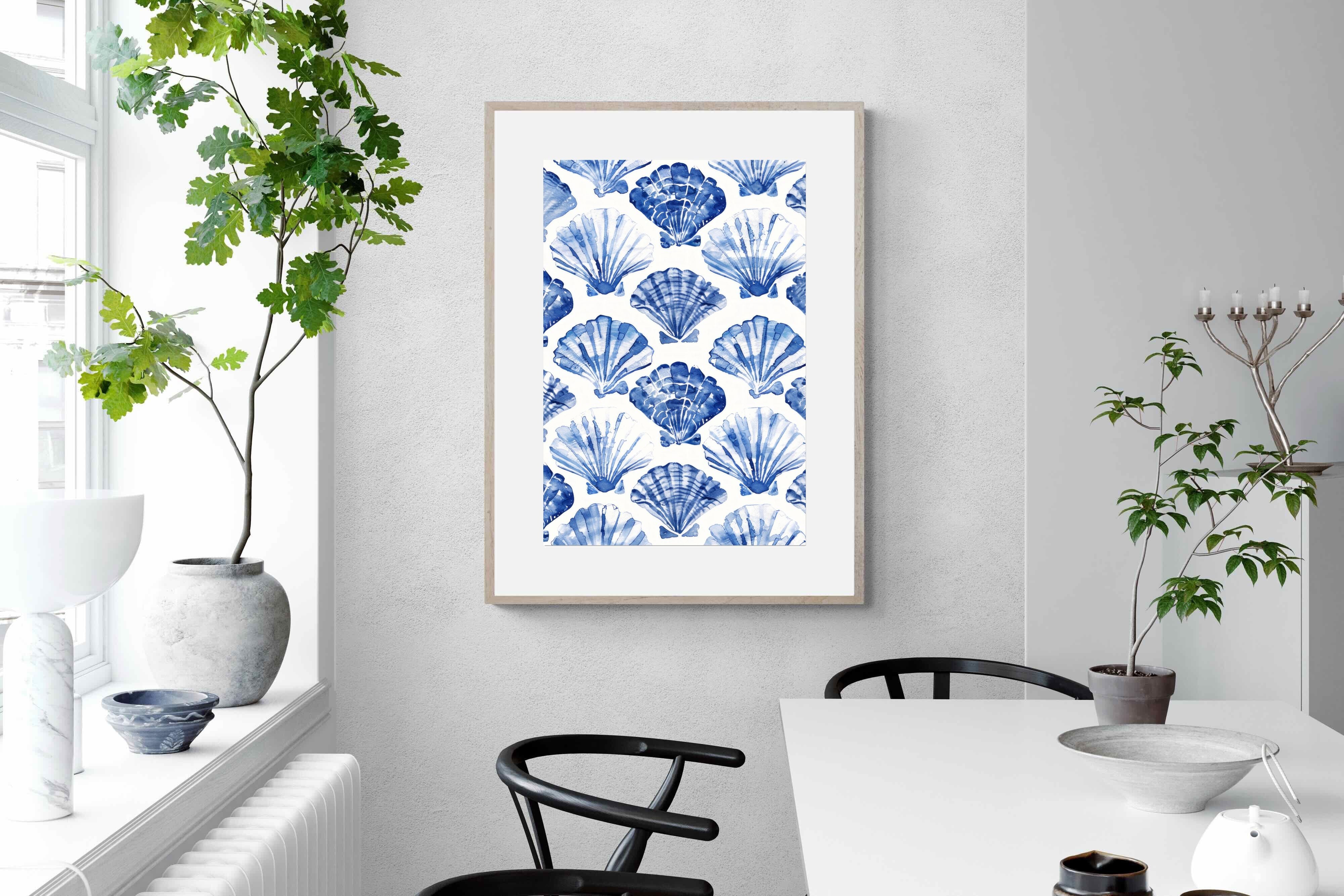 Pixalot Shell Pattern in Blue