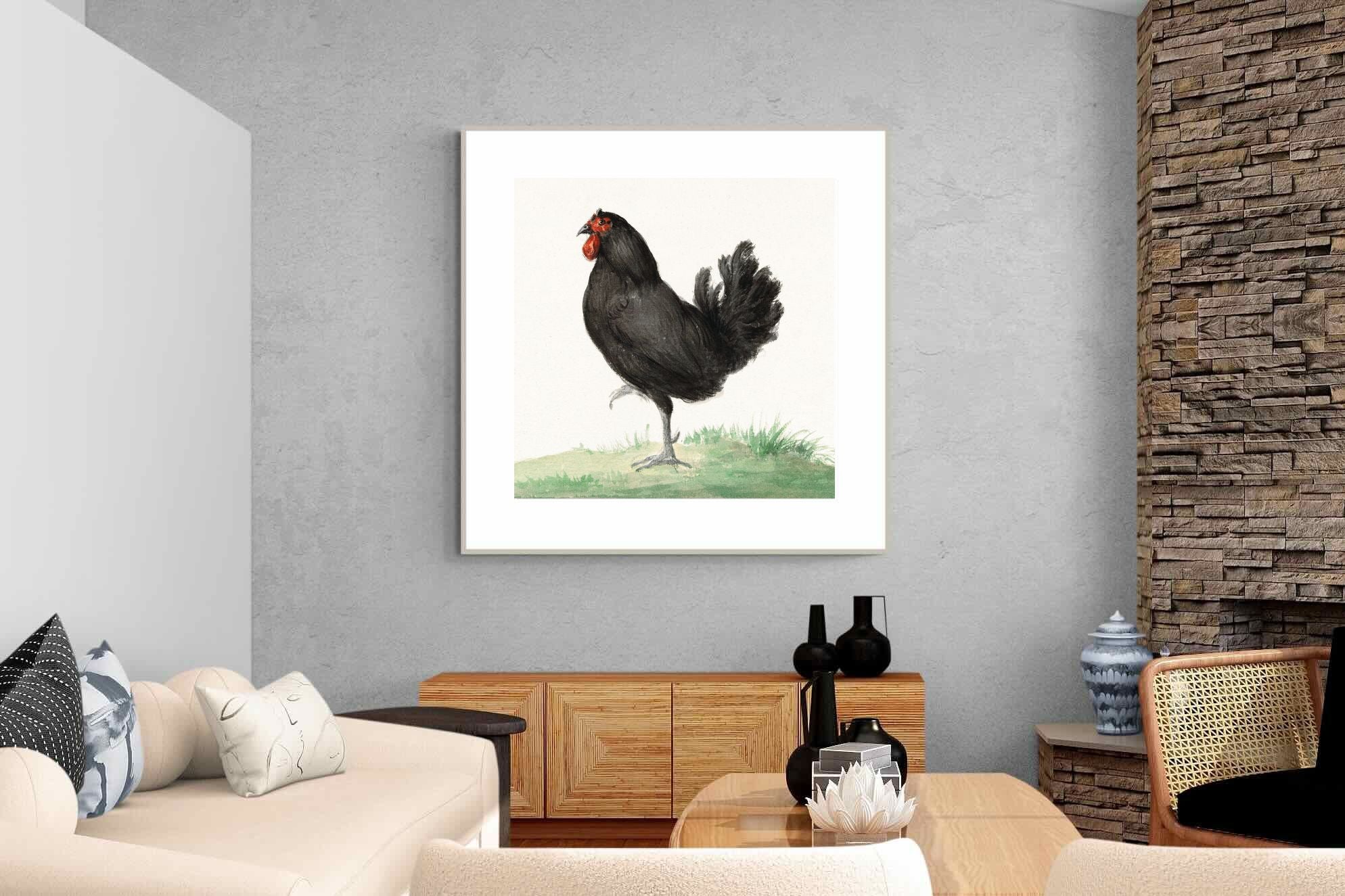 Pixalot Standing Black Chicken