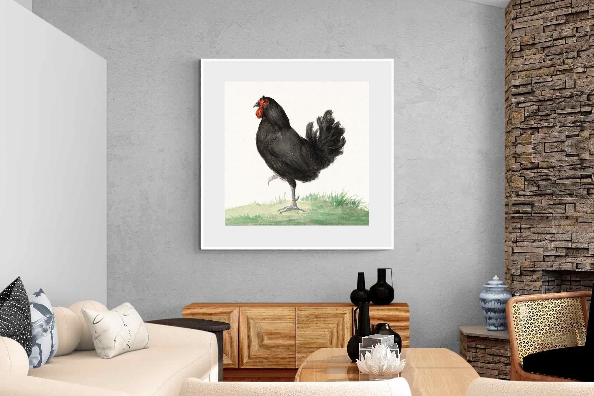 Pixalot Standing Black Chicken