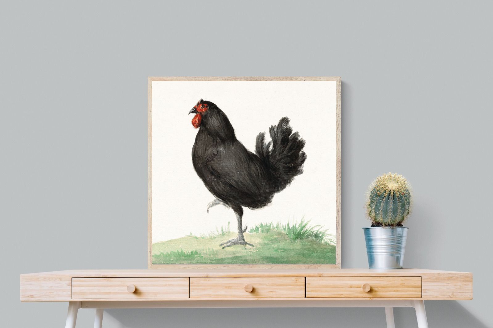 Pixalot Standing Black Chicken