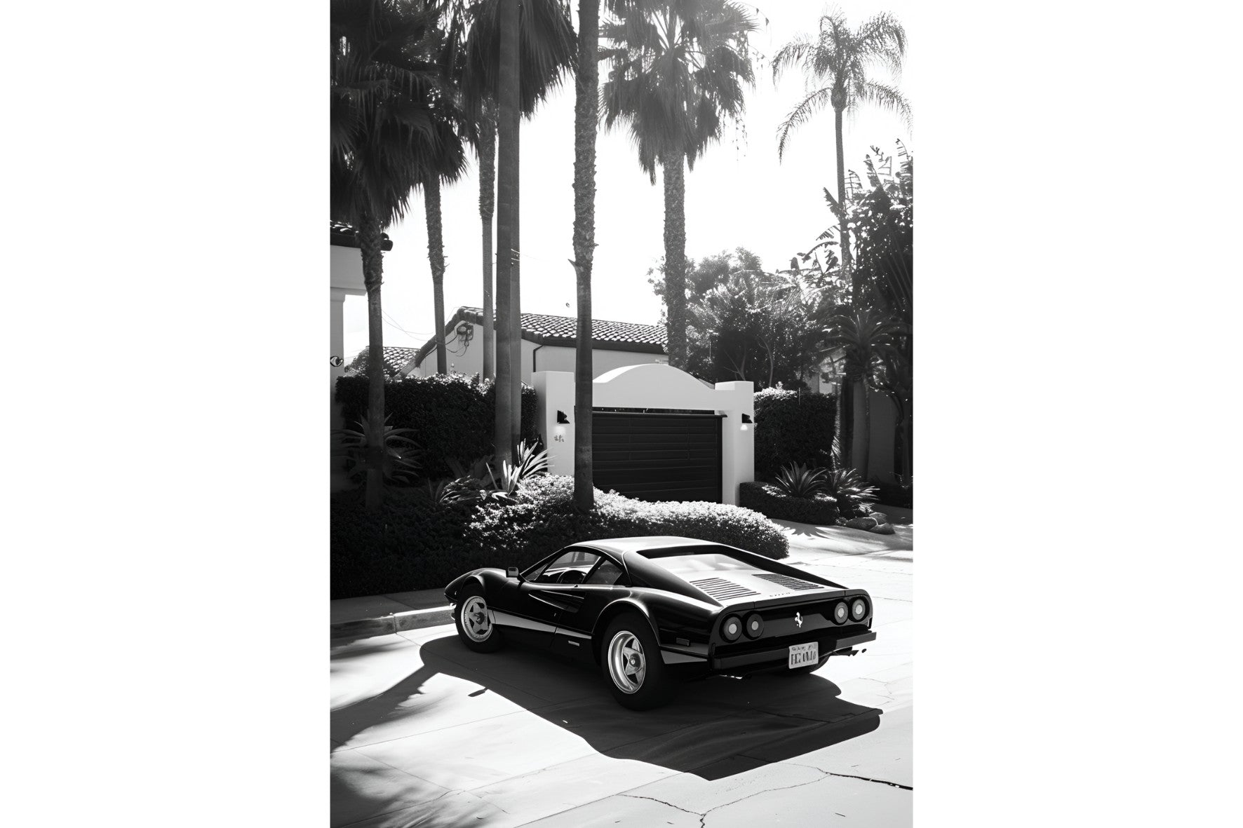 Sunset Drive Ferrari