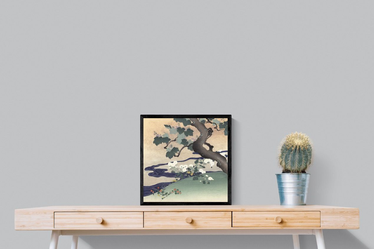 Pixalot Tree and Chrysanthemums