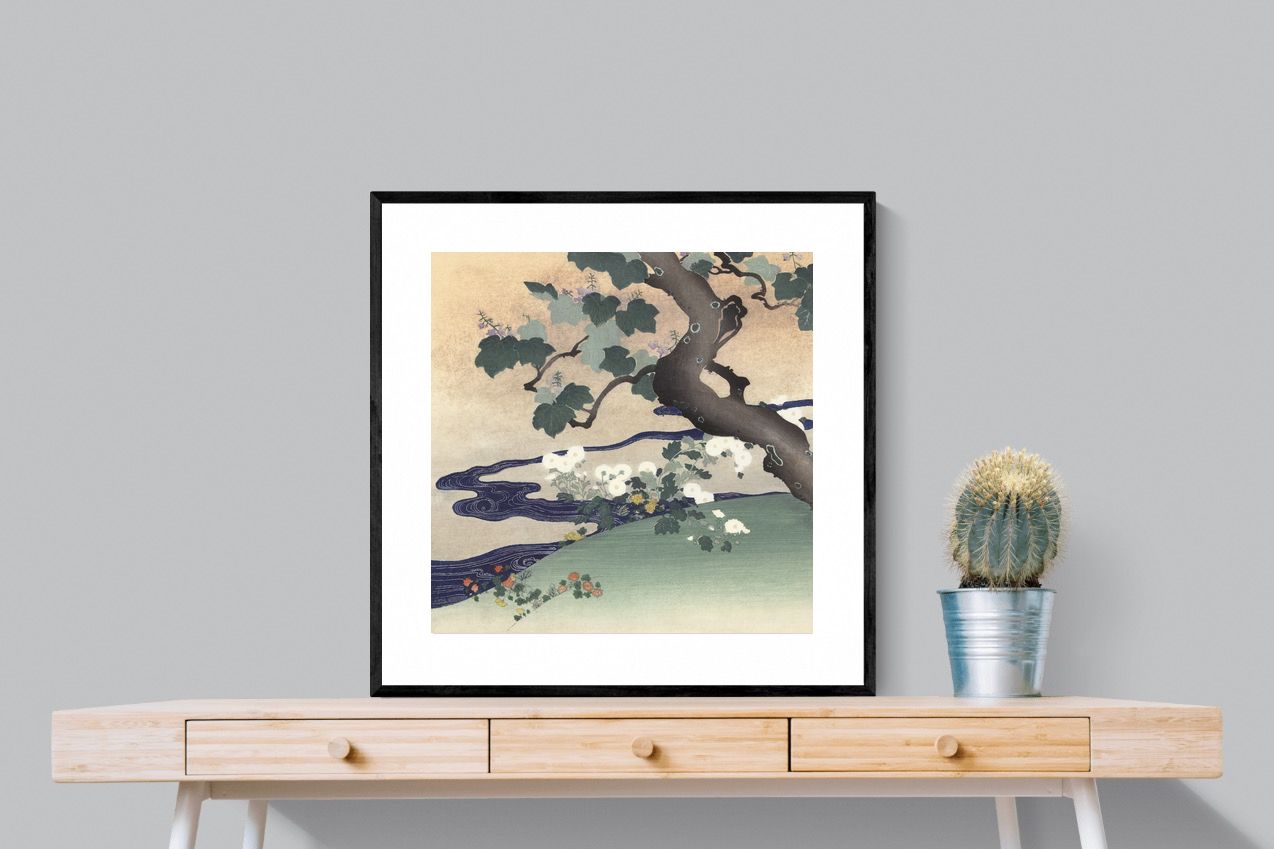 Pixalot Tree and Chrysanthemums