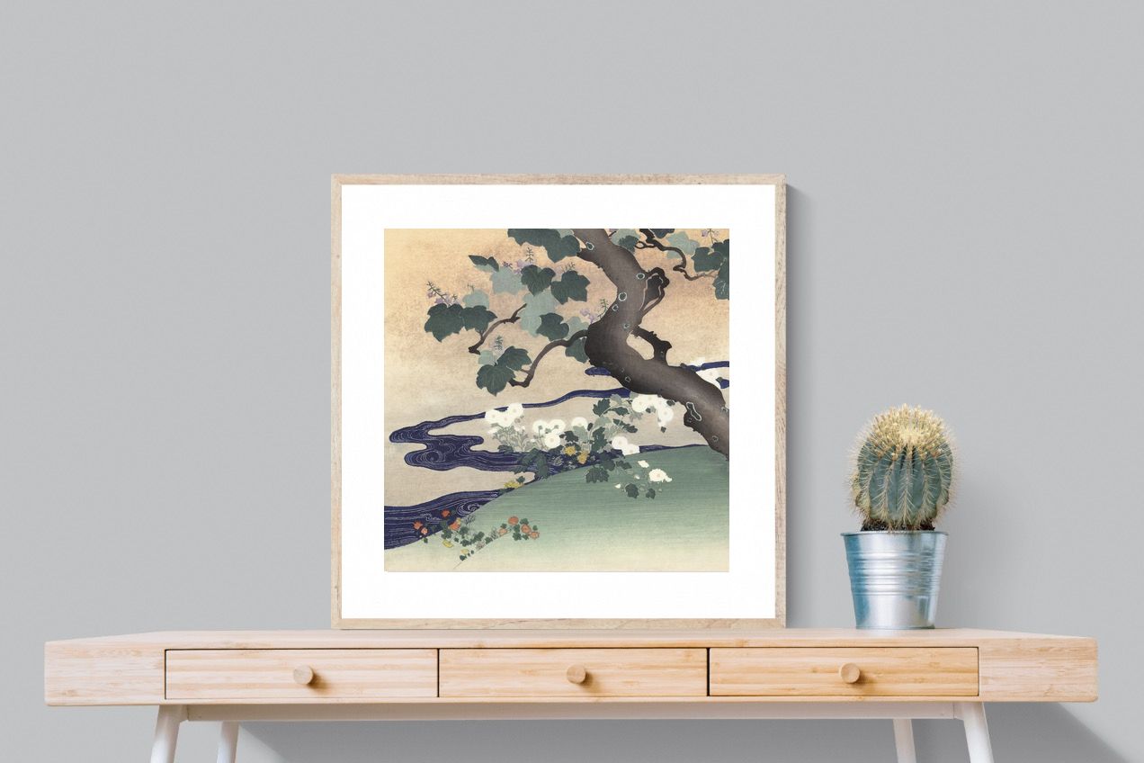 Pixalot Tree and Chrysanthemums