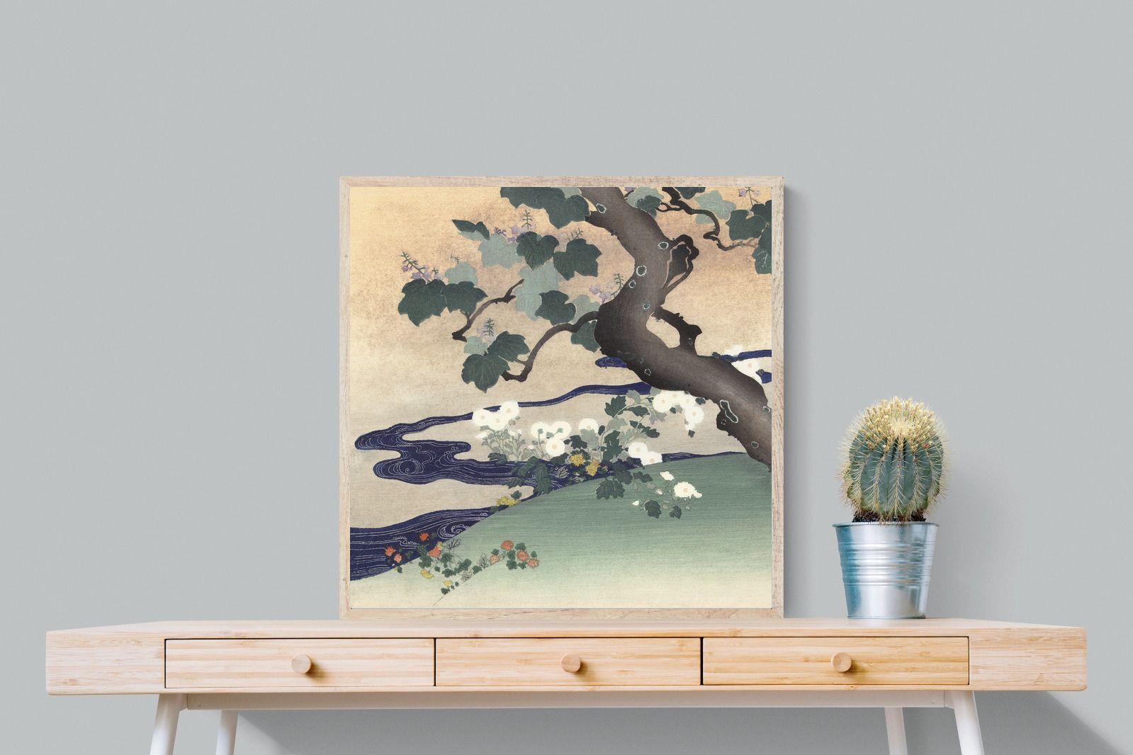 Pixalot Tree and Chrysanthemums