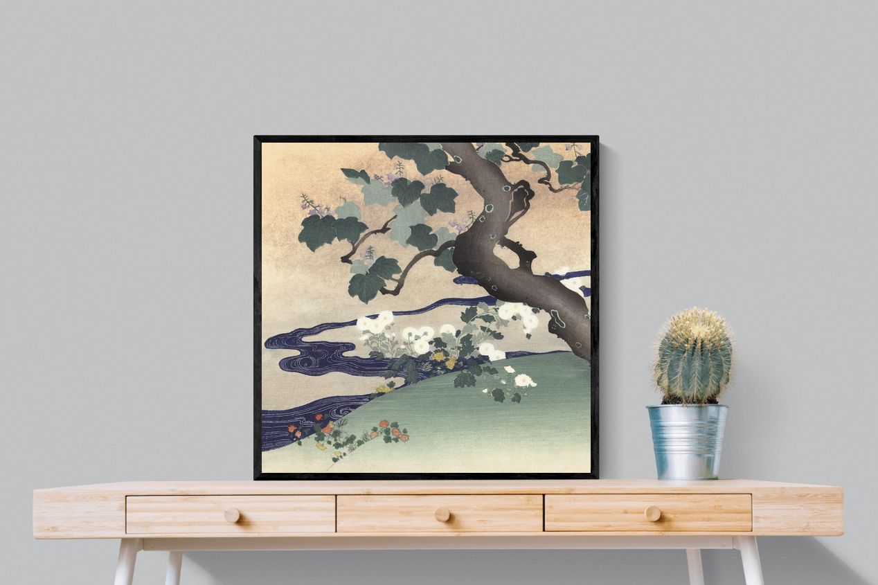 Pixalot Tree and Chrysanthemums