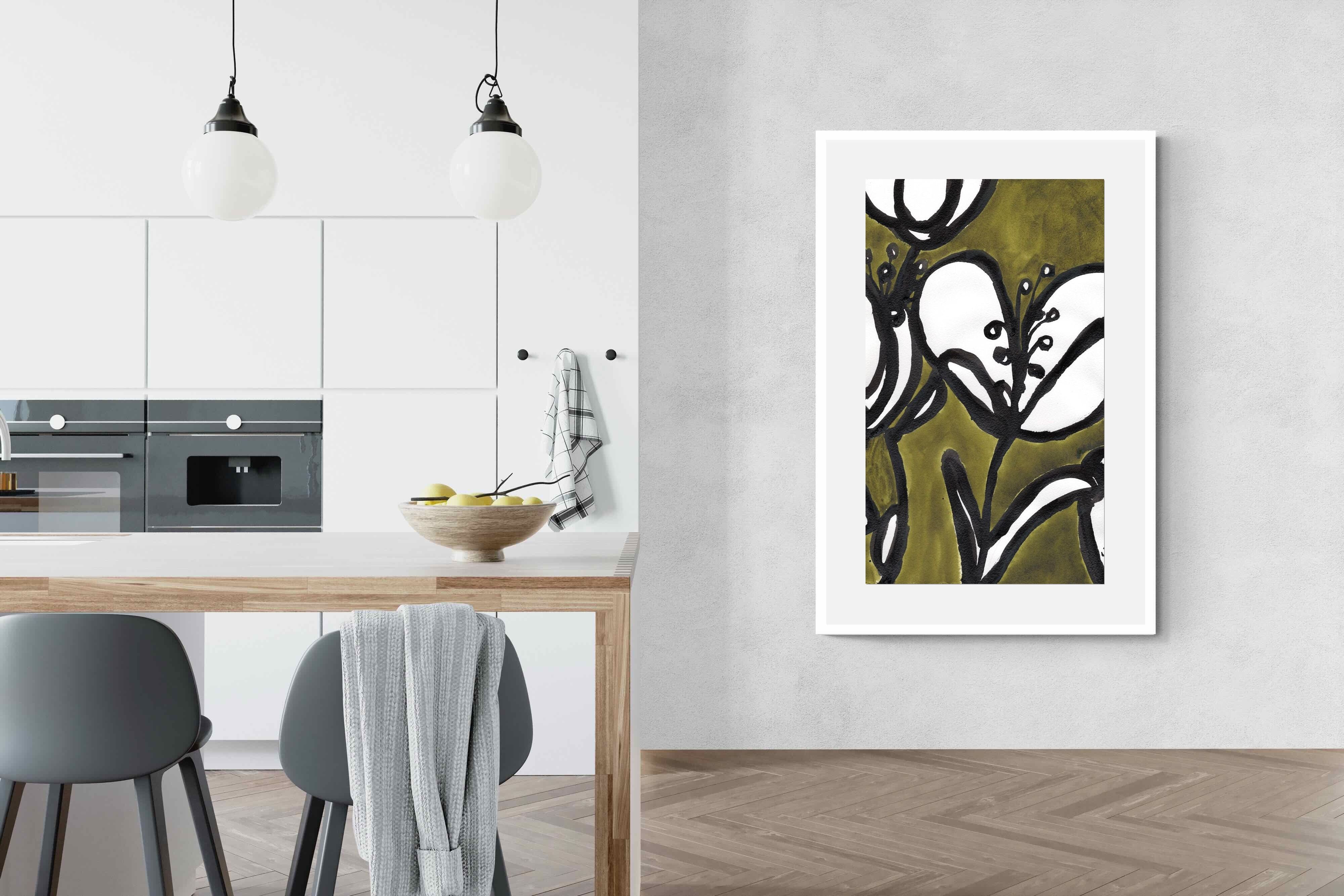 Pixalot Tulips In Moss Green