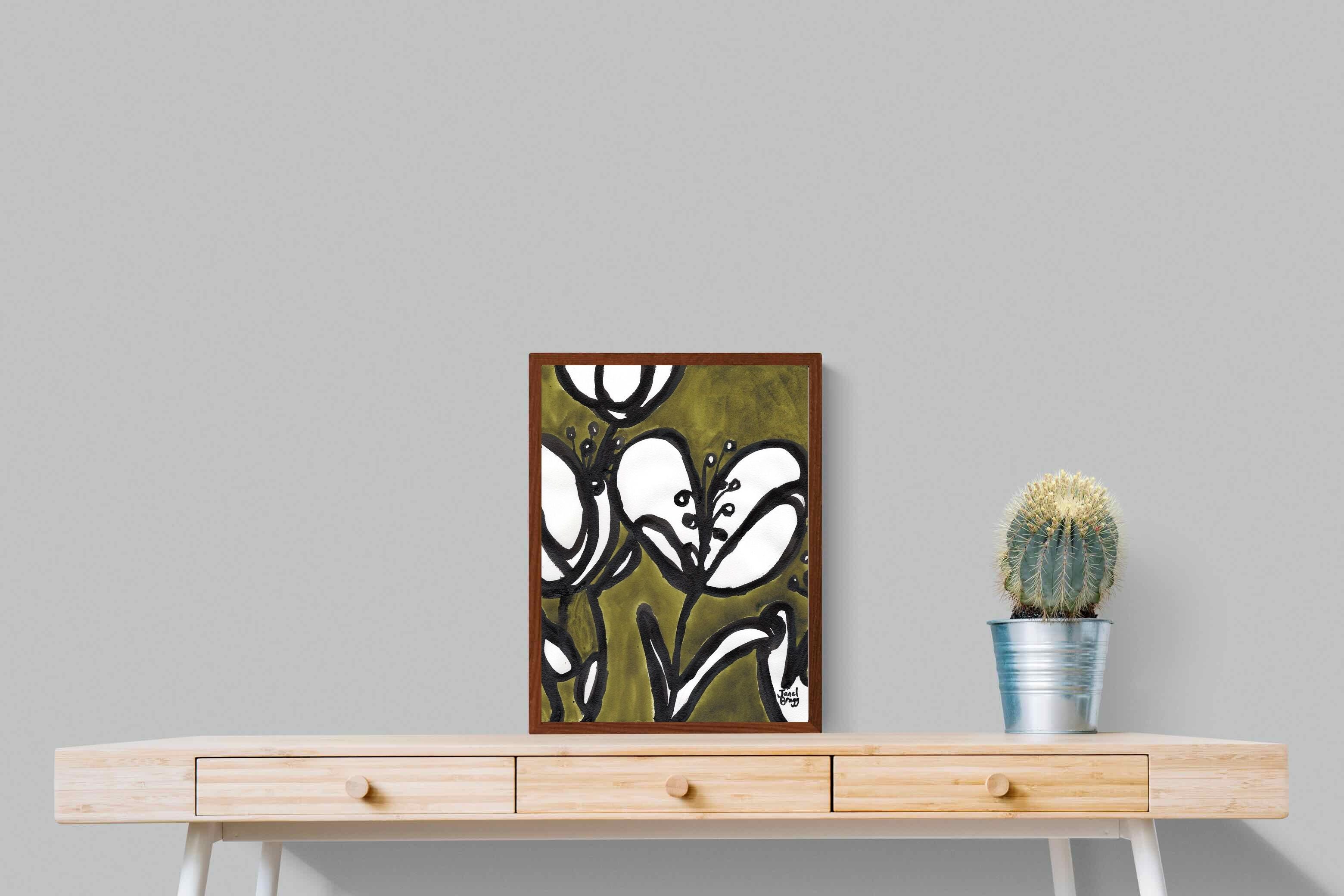 Pixalot Tulips In Moss Green