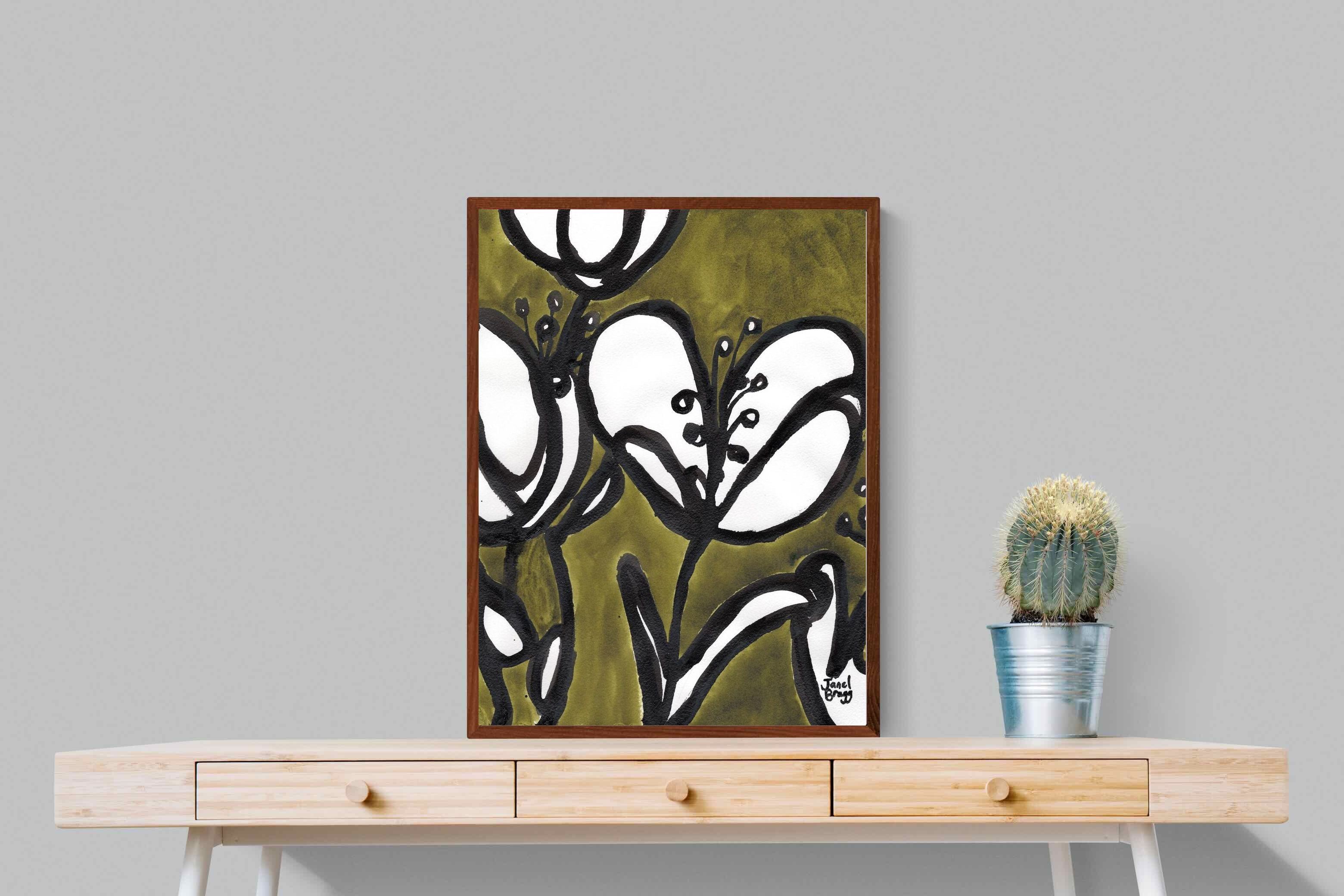 Pixalot Tulips In Moss Green