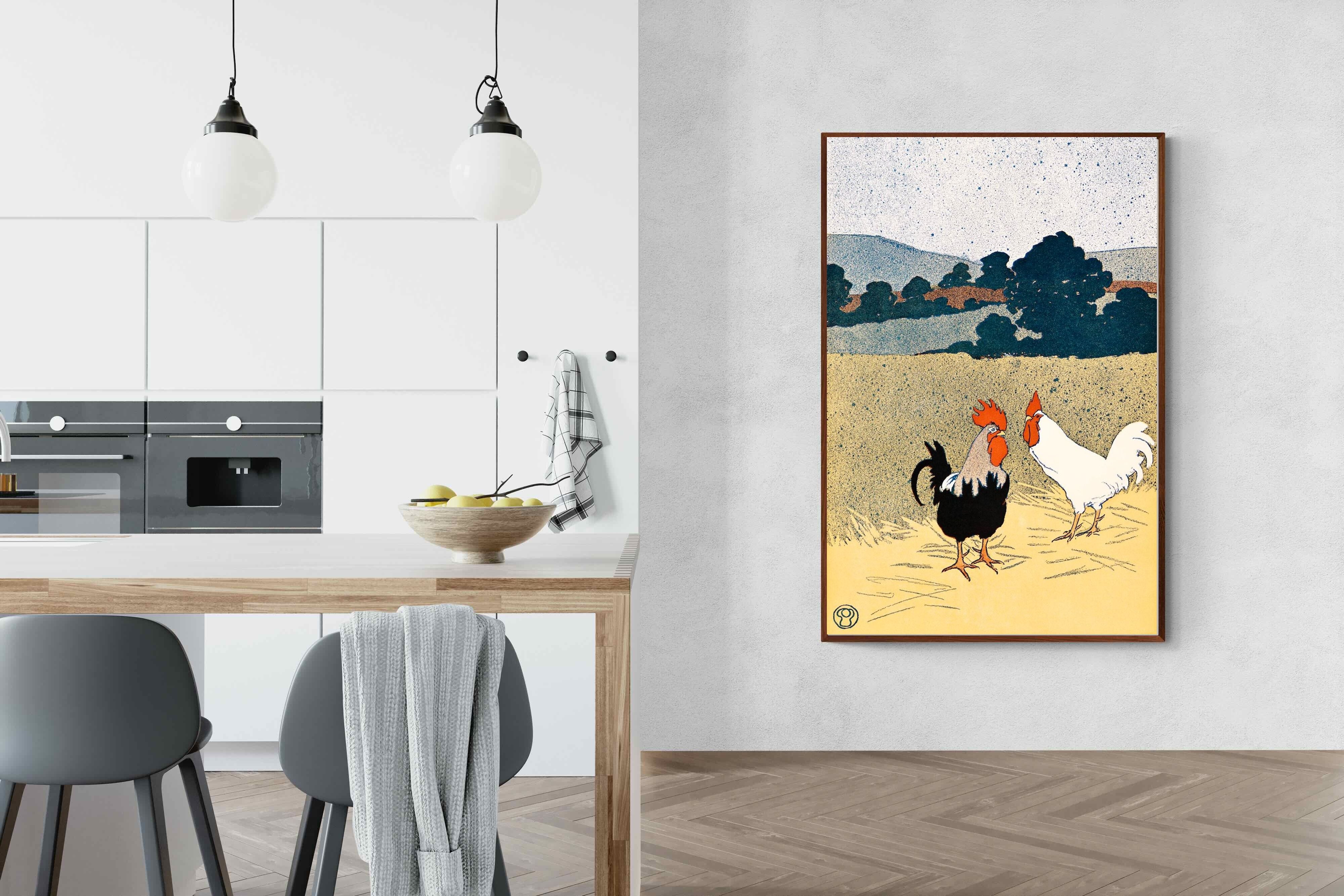 Pixalot ® Two Roosters