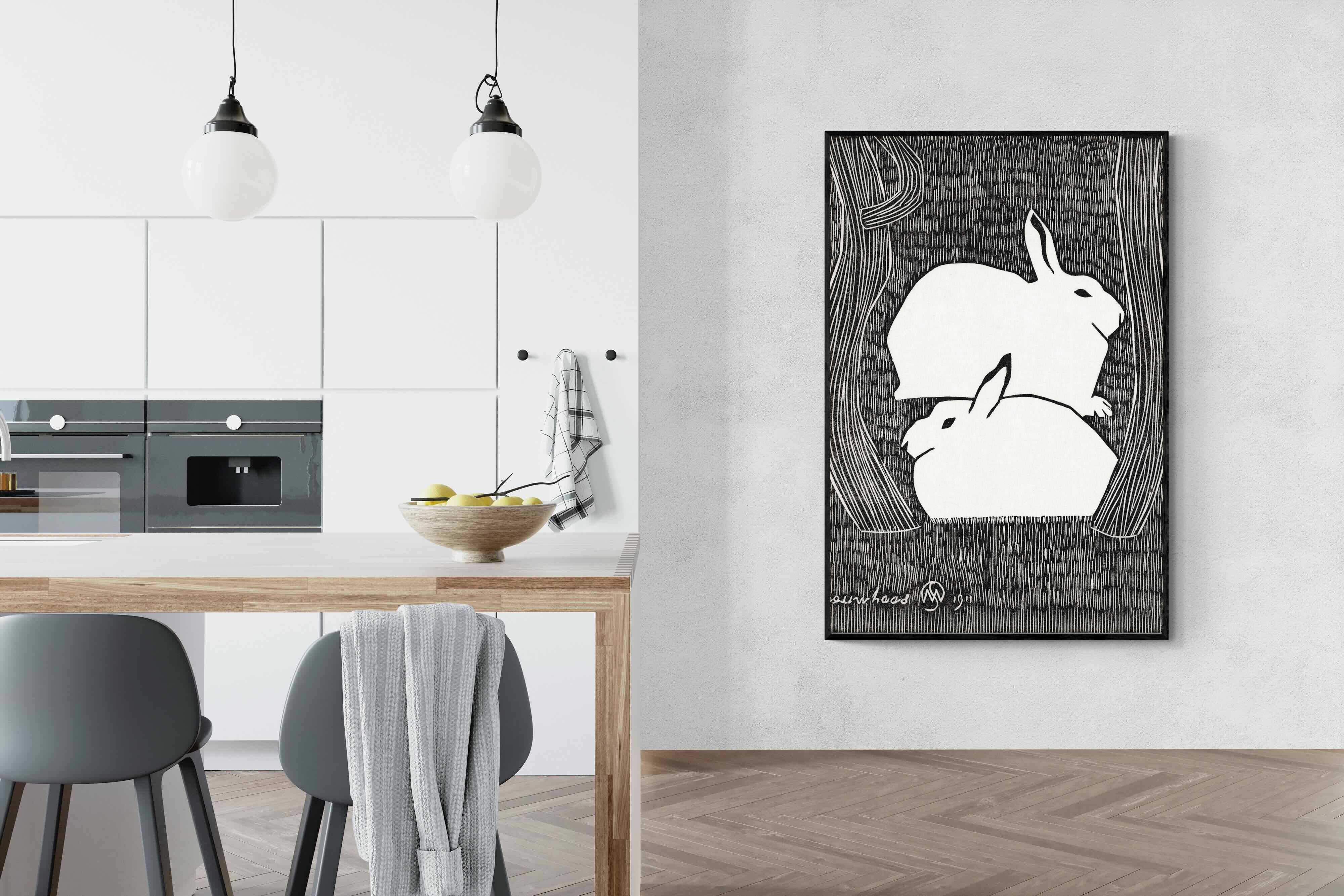 Pixalot Two Snow Hares