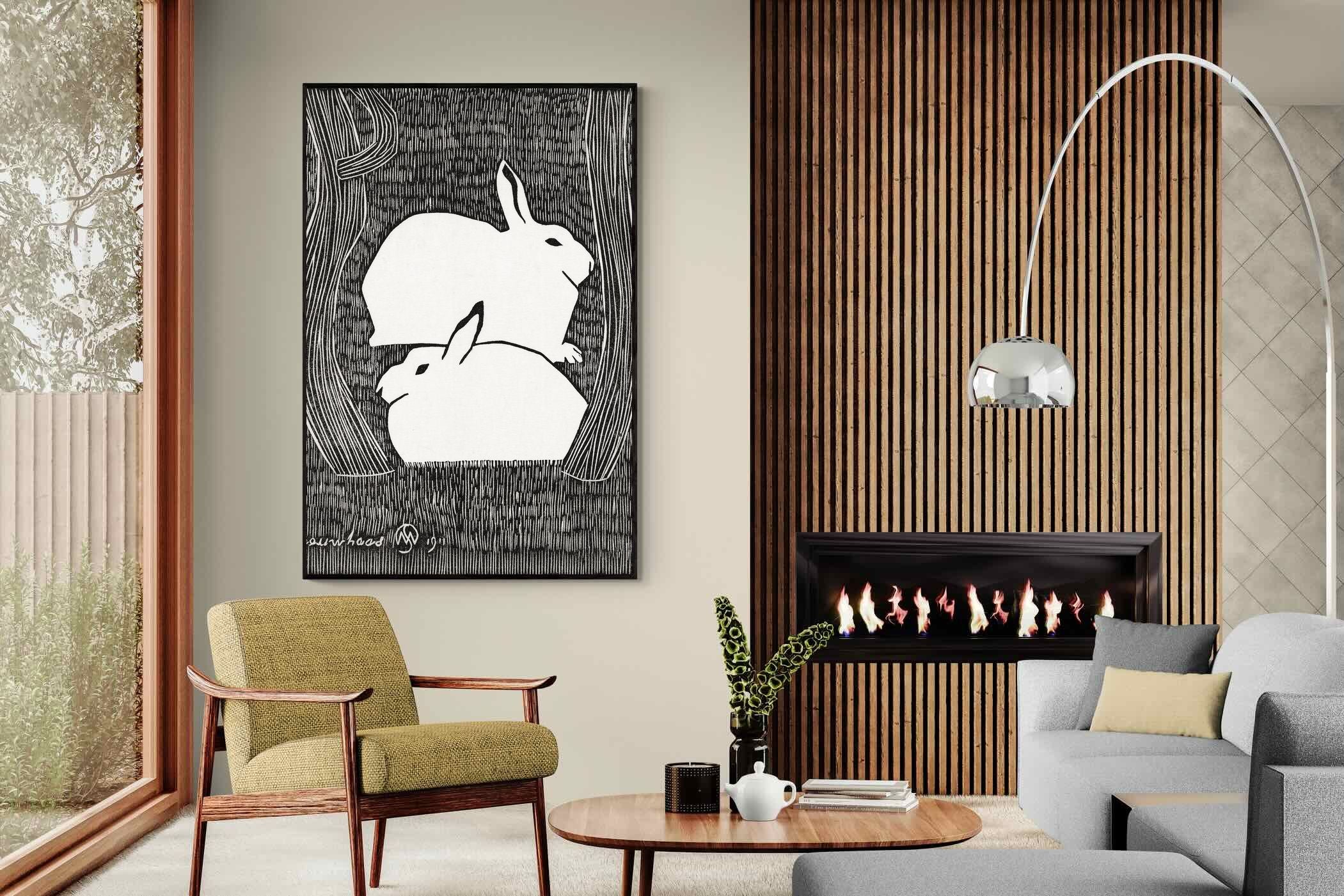 Pixalot Two Snow Hares