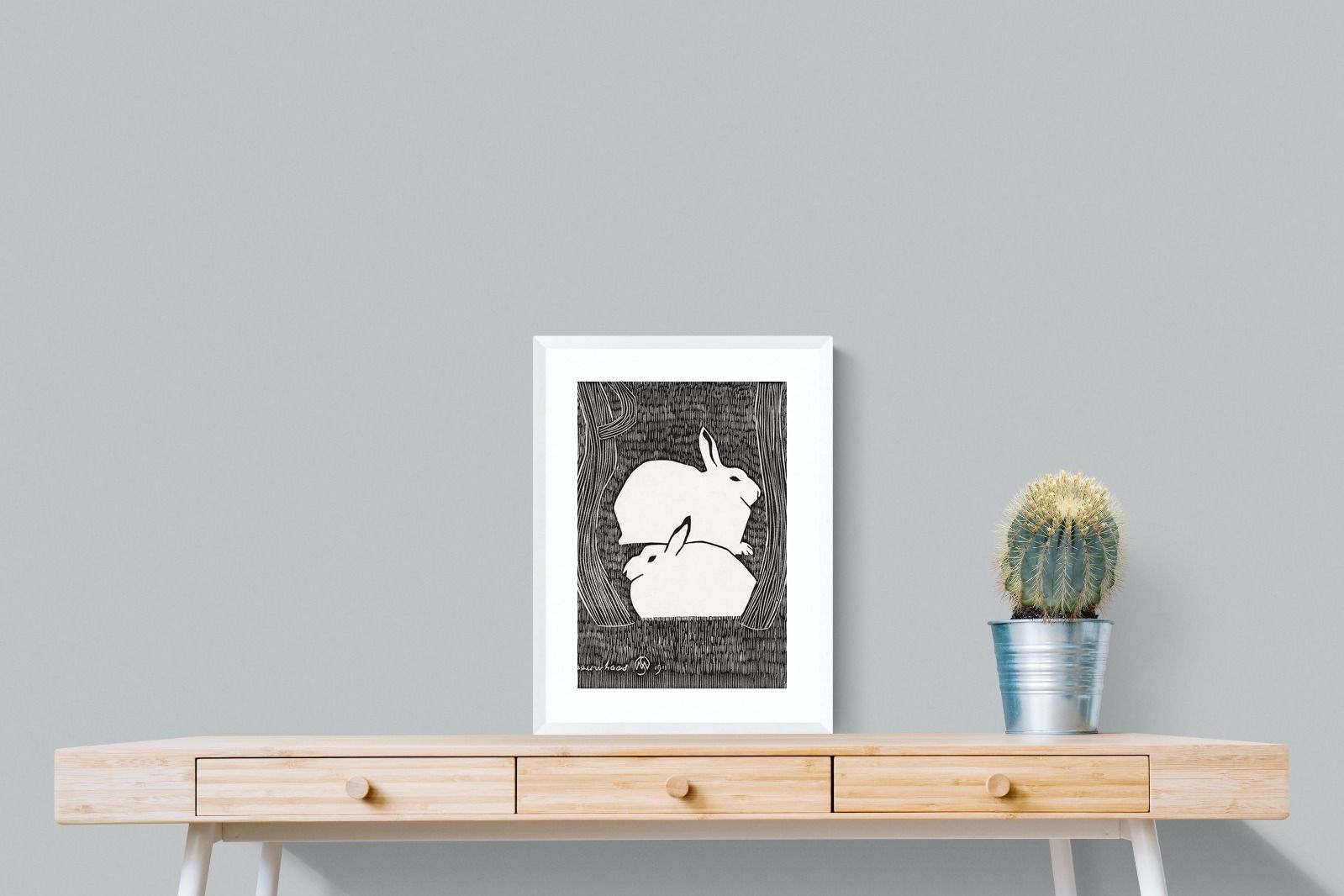 Pixalot Two Snow Hares