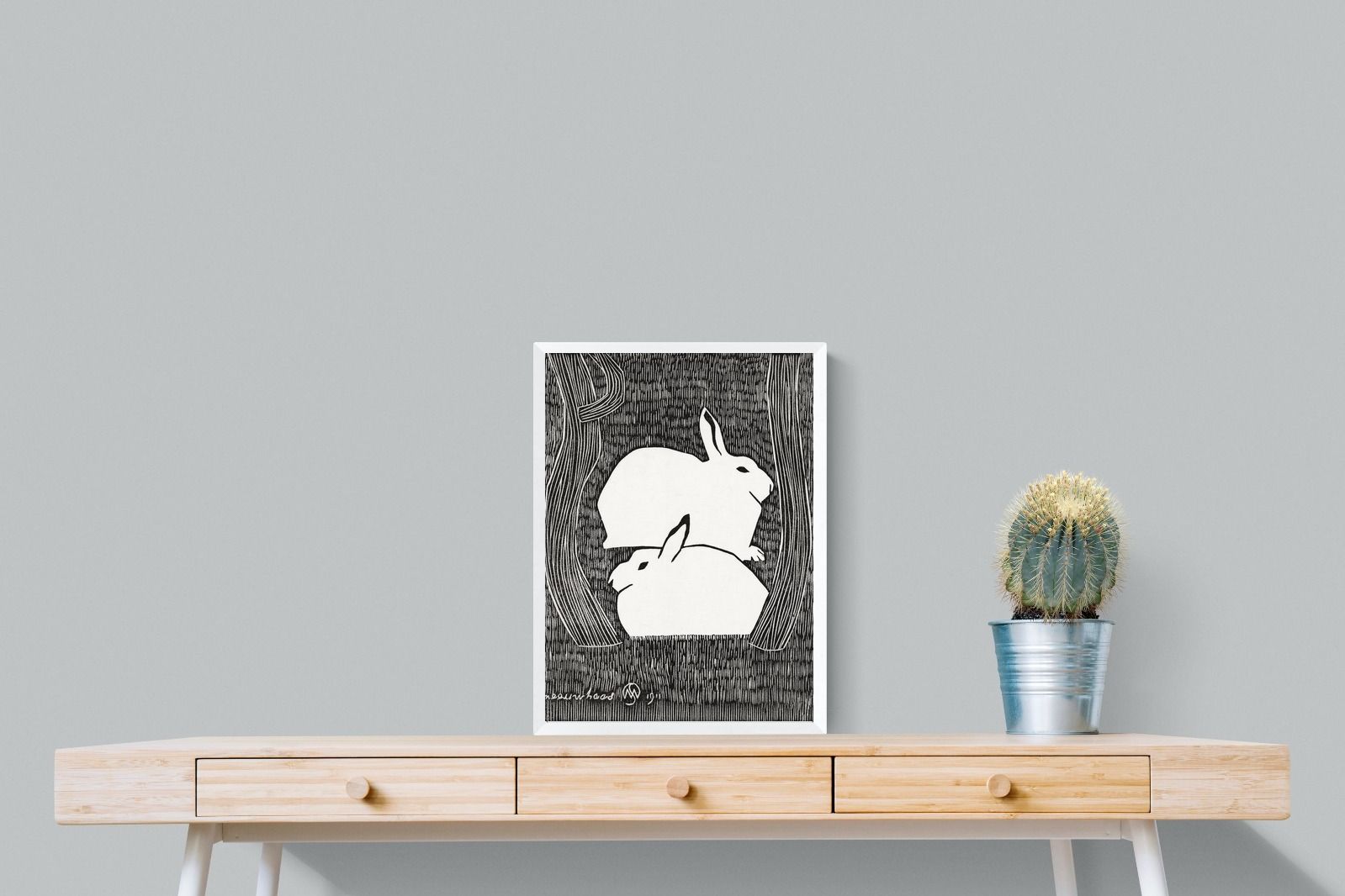 Pixalot Two Snow Hares