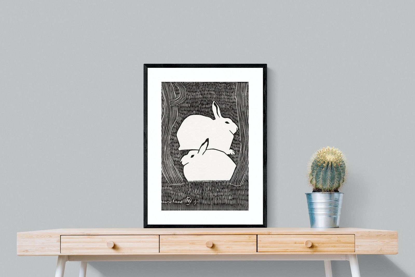 Pixalot Two Snow Hares