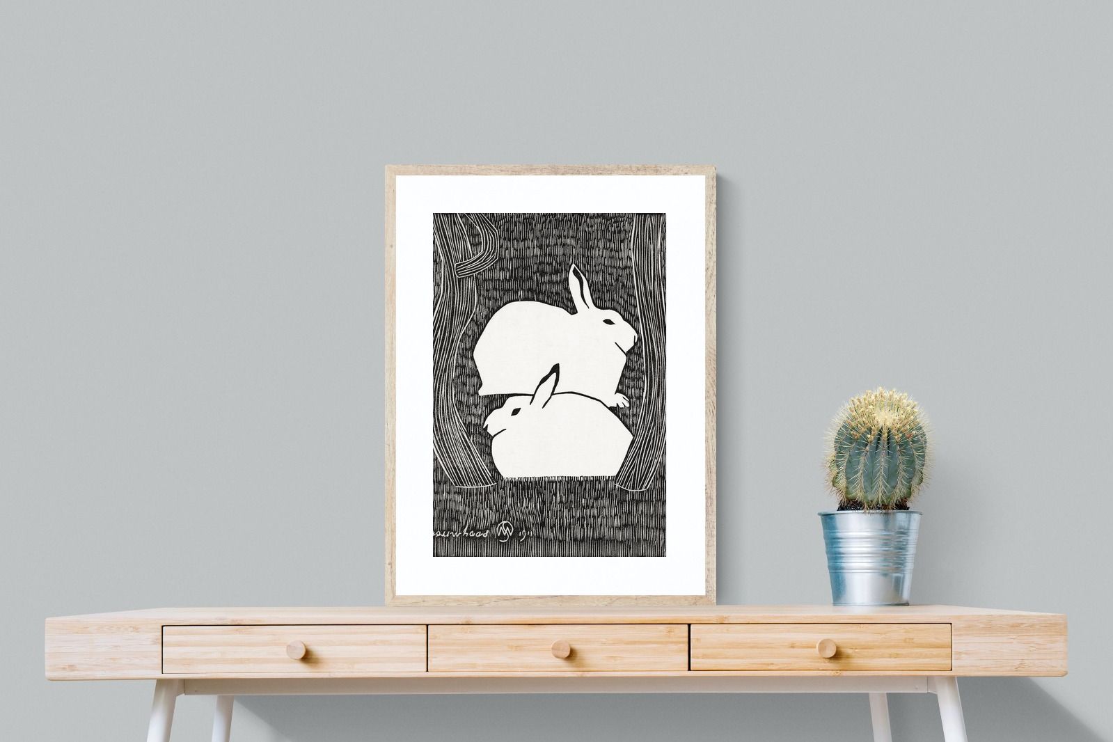 Pixalot Two Snow Hares