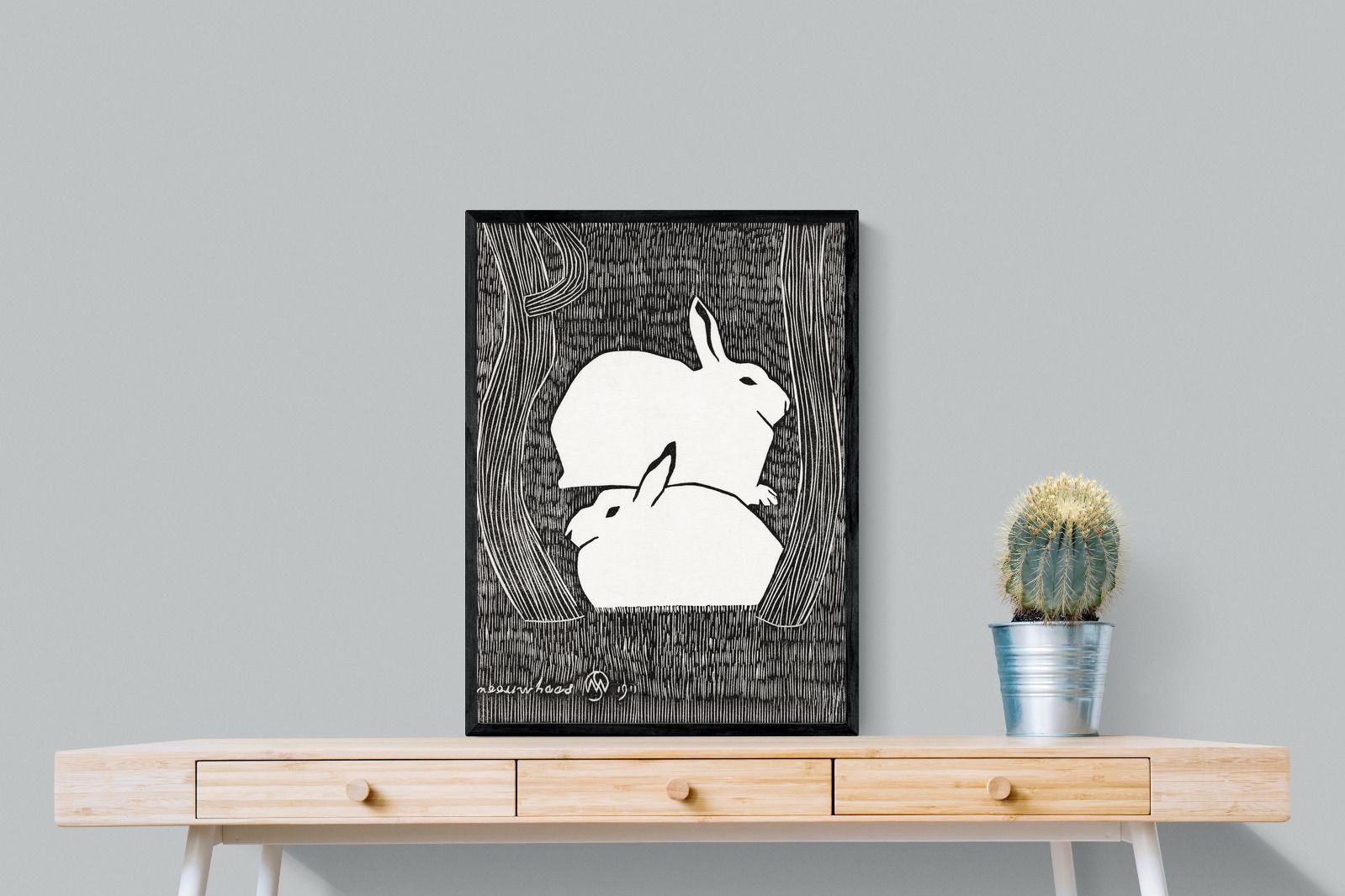 Pixalot Two Snow Hares