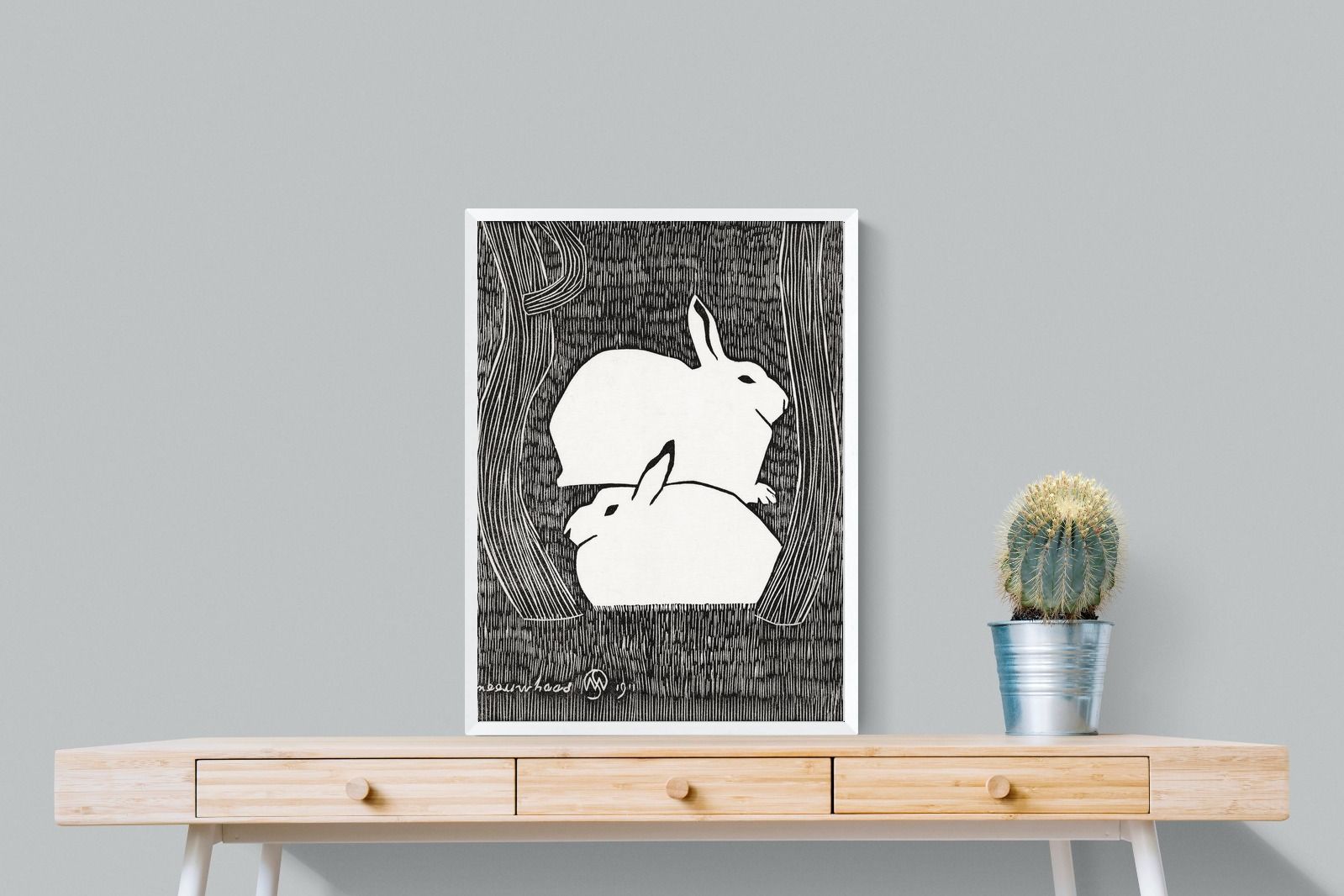 Pixalot Two Snow Hares