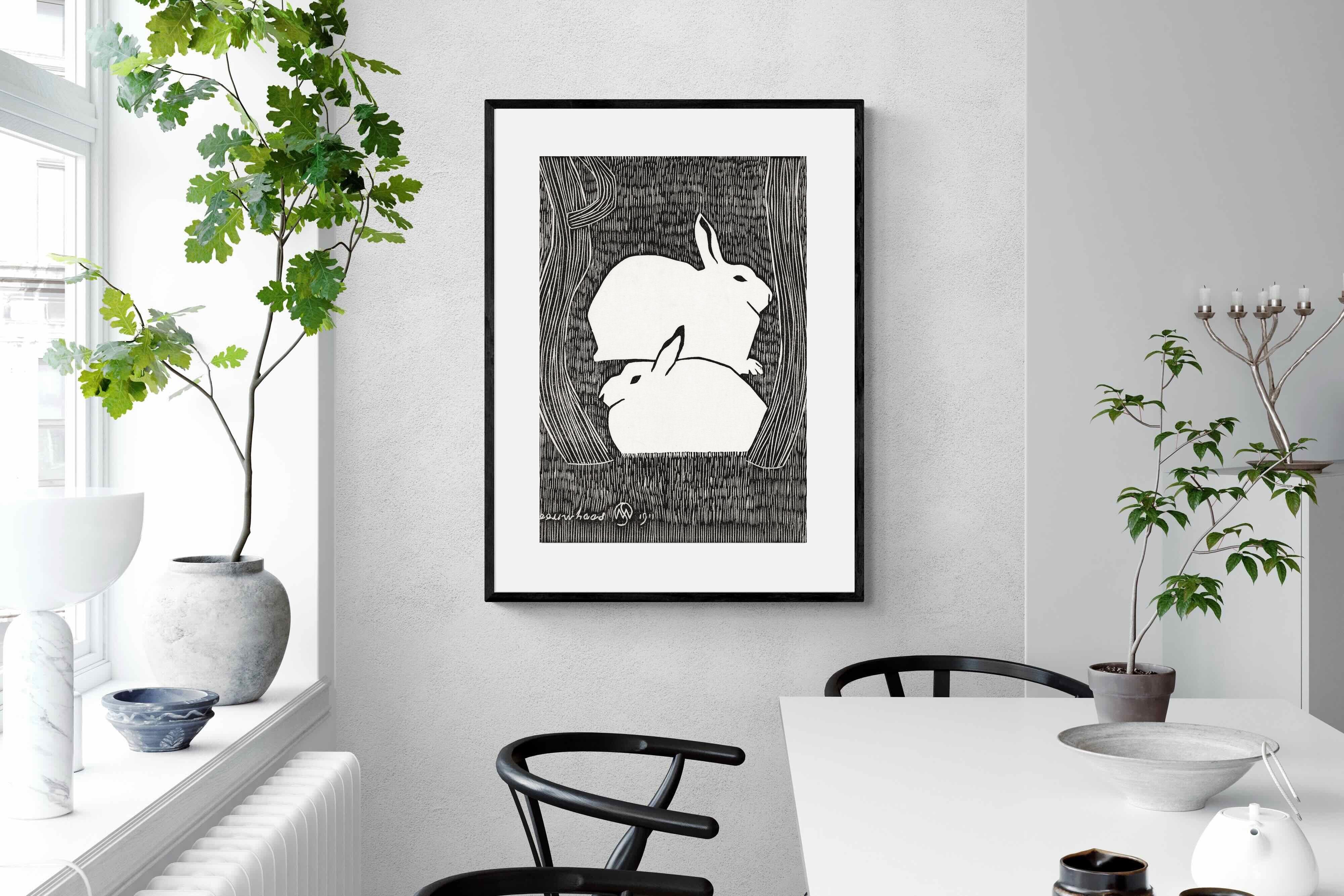 Pixalot Two Snow Hares