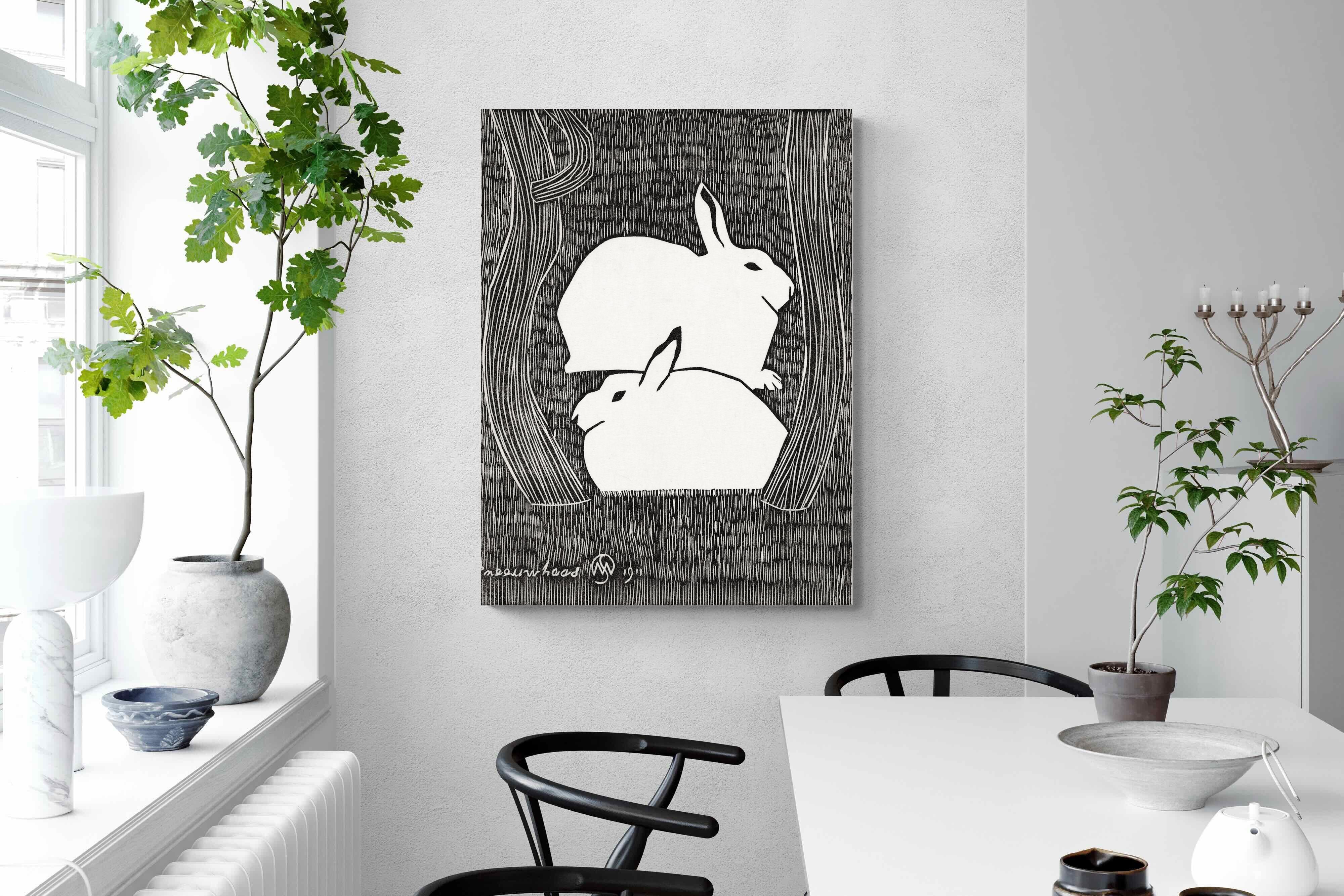 Pixalot Two Snow Hares