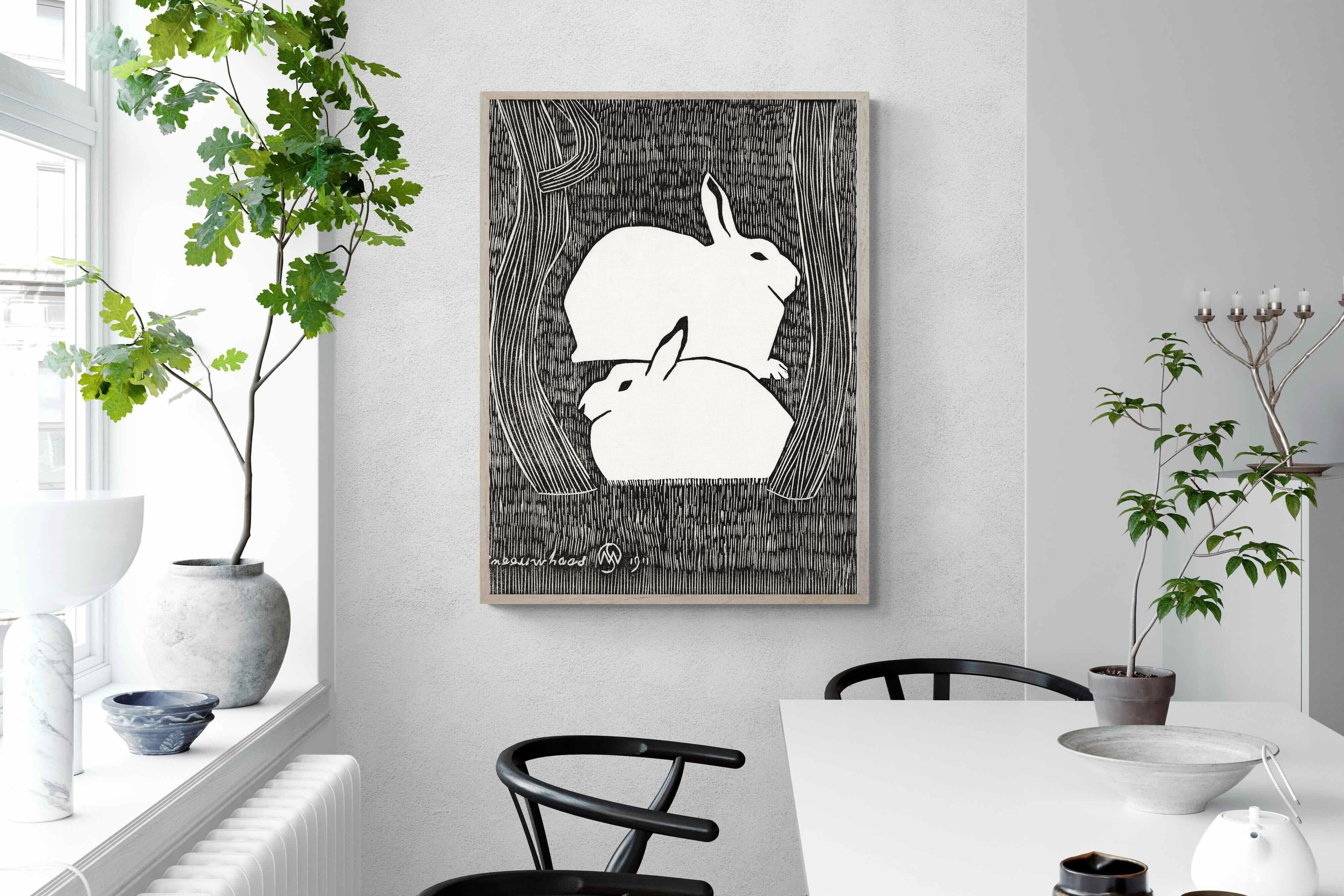 Pixalot Two Snow Hares