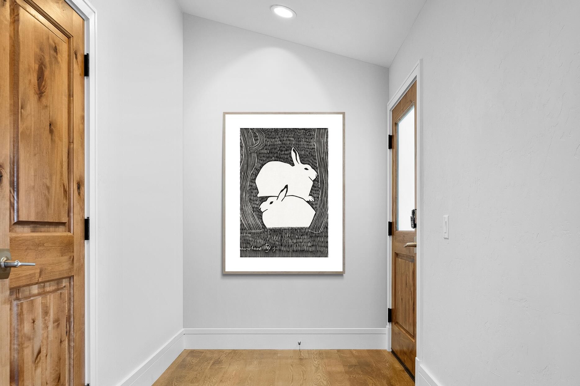 Pixalot Two Snow Hares