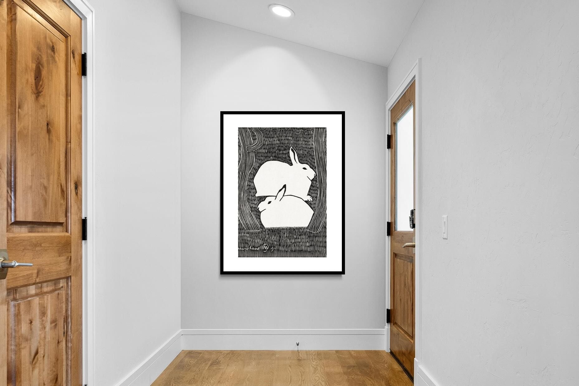 Pixalot Two Snow Hares