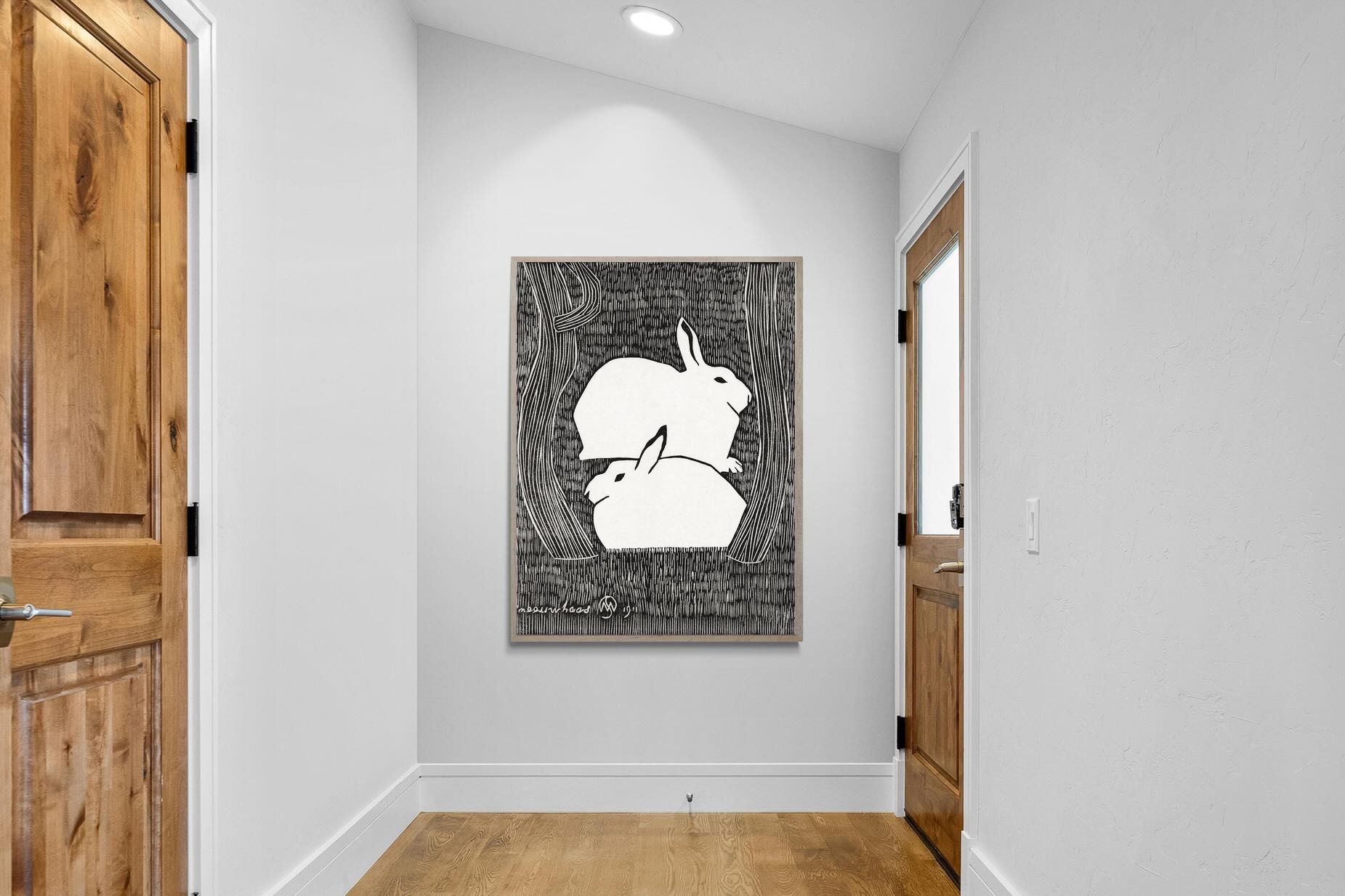 Pixalot Two Snow Hares