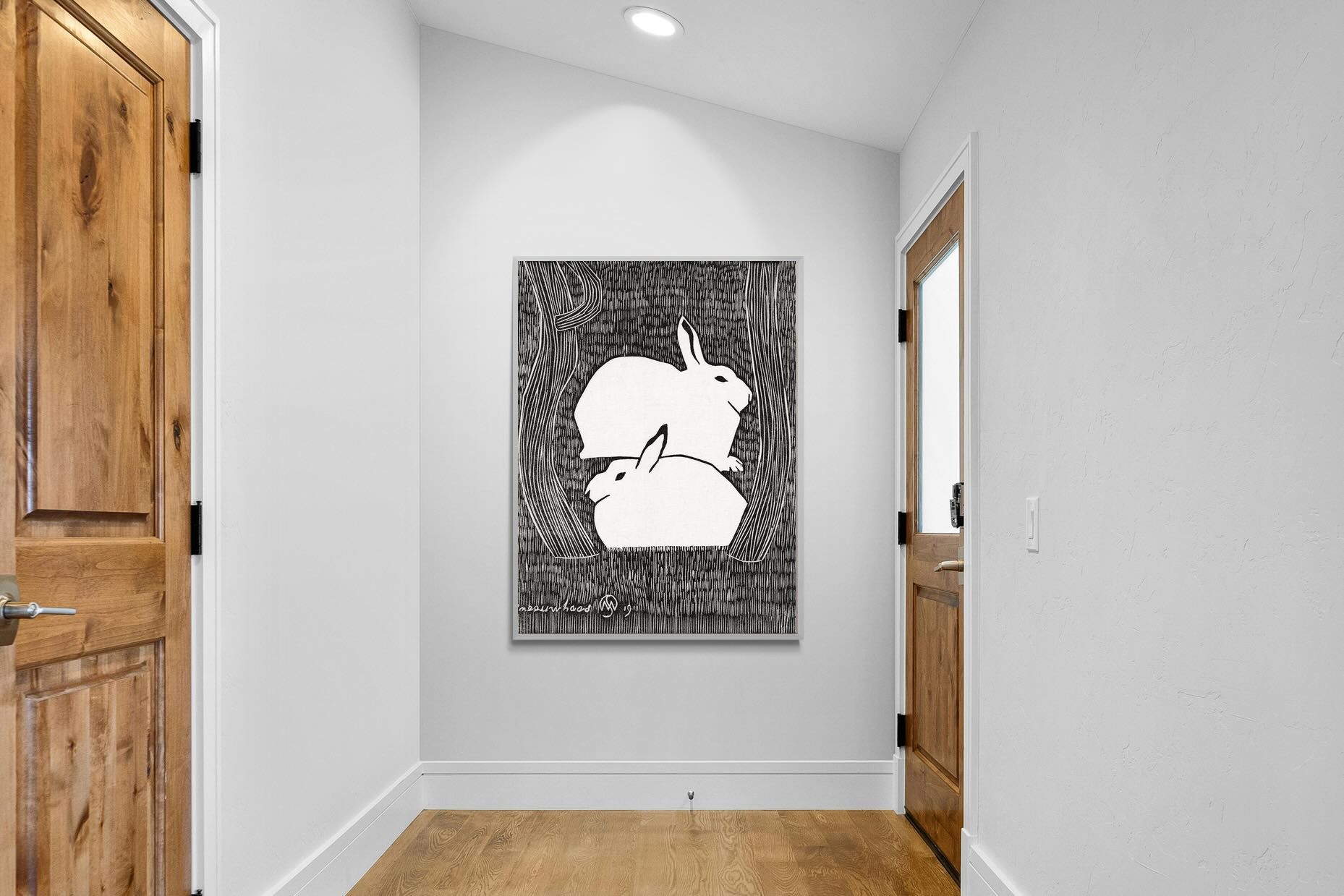 Pixalot Two Snow Hares