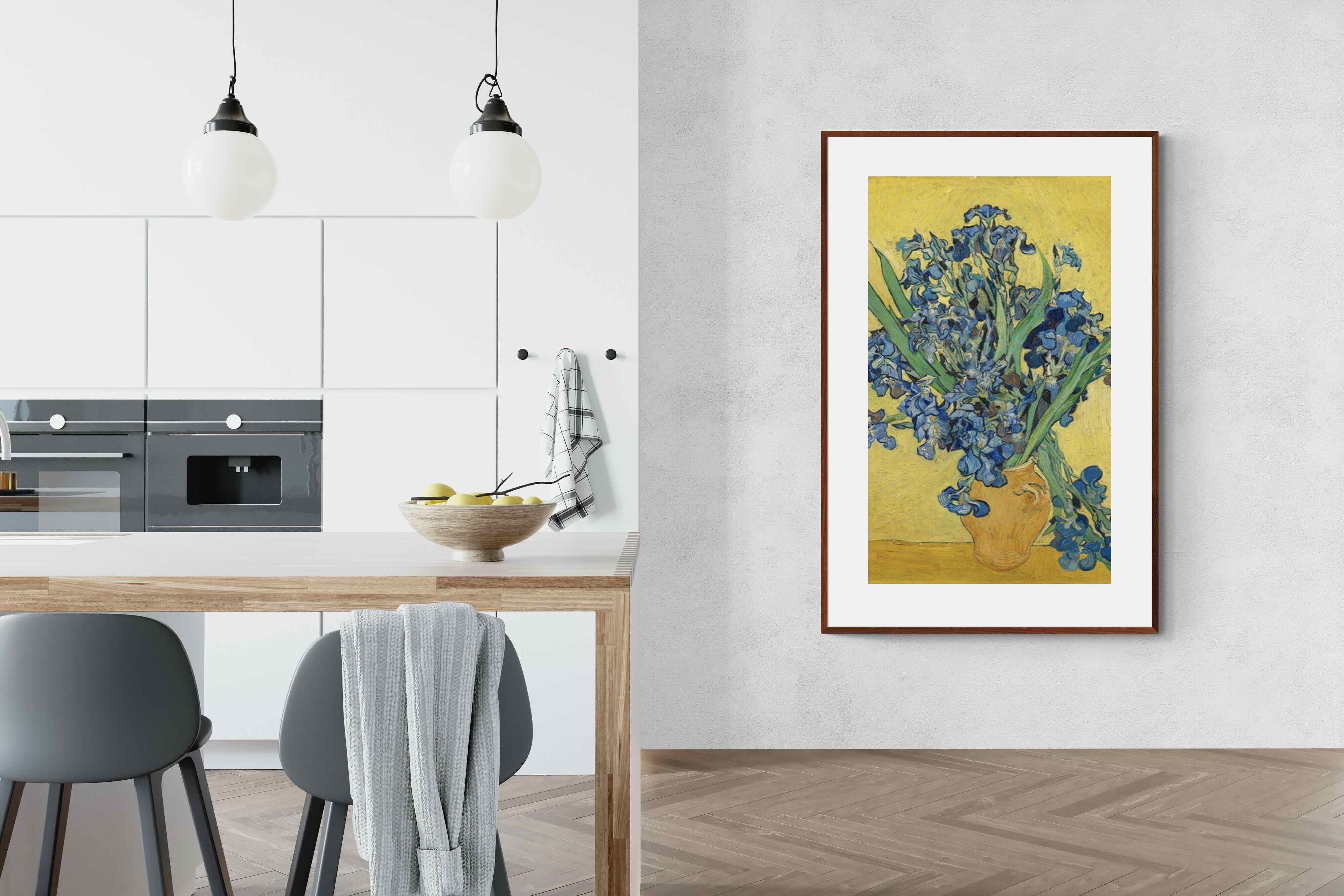 Pixalot Van Gogh Irises in Vase