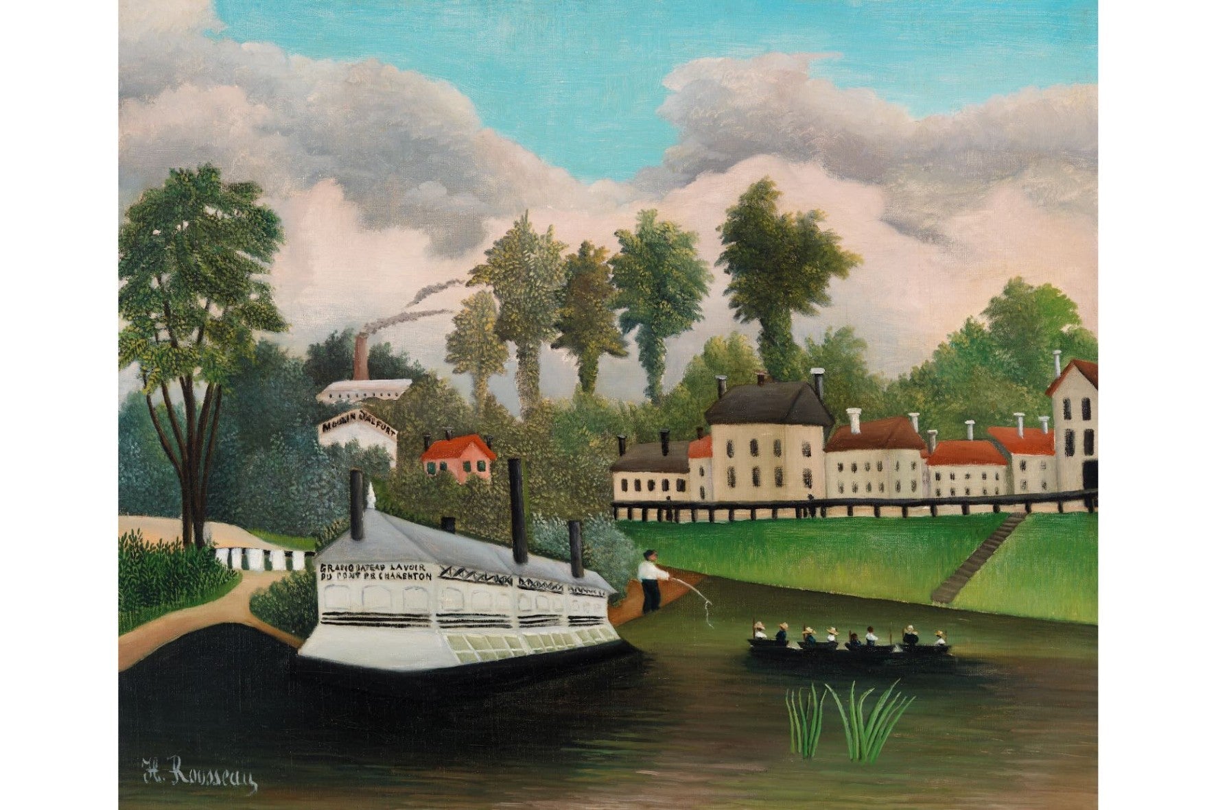 View of the Île Saint-Louis-Wall_Art-Pixalot