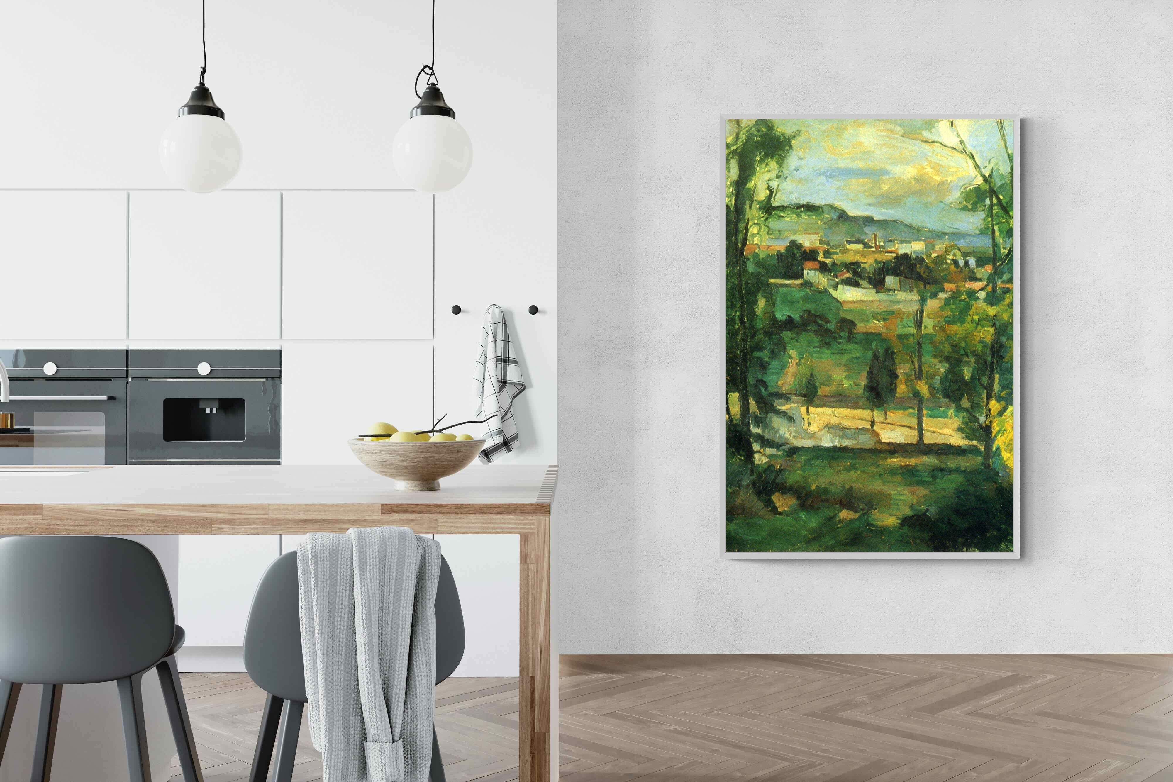 Pixalot Village Behind Trees