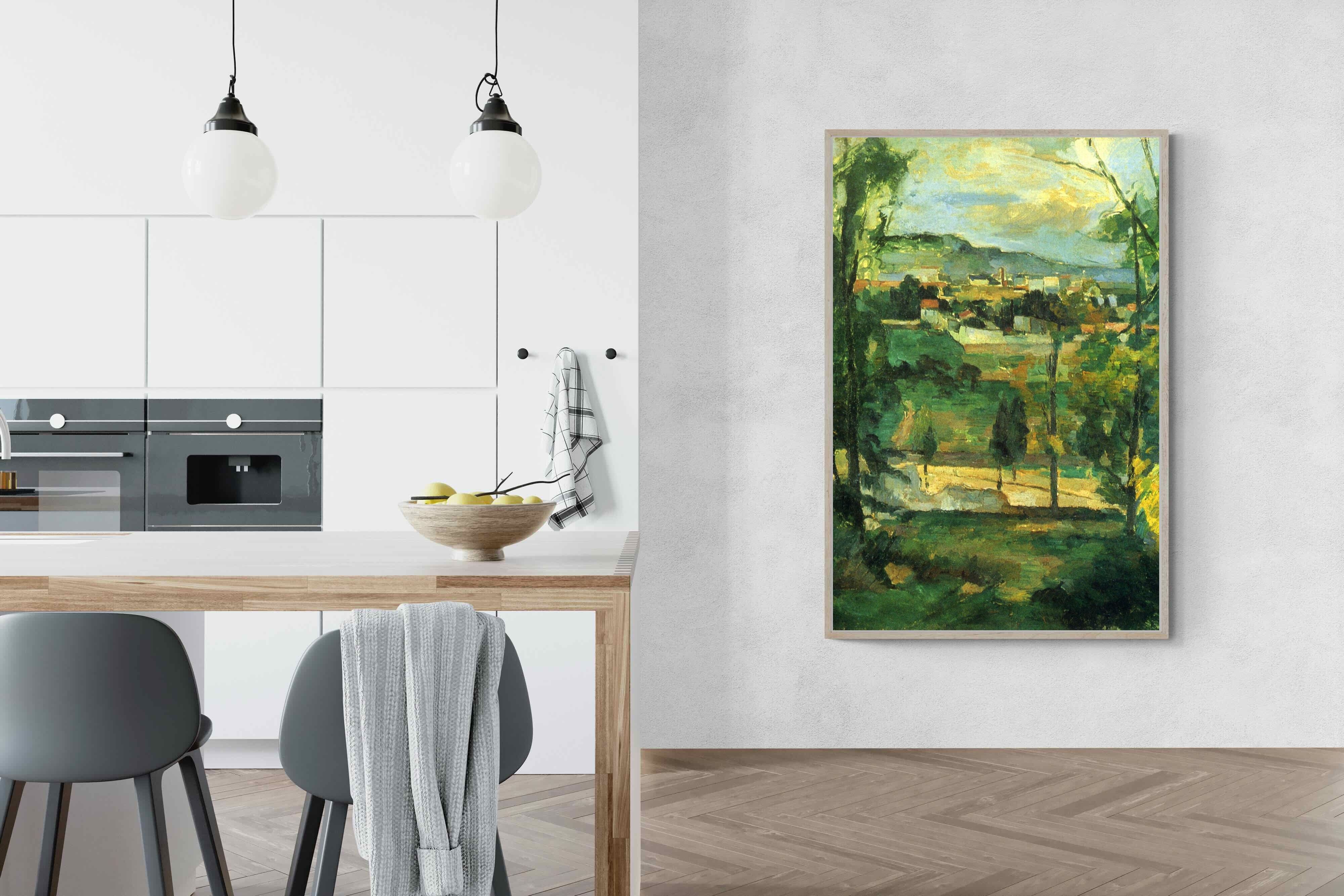 Pixalot Village Behind Trees