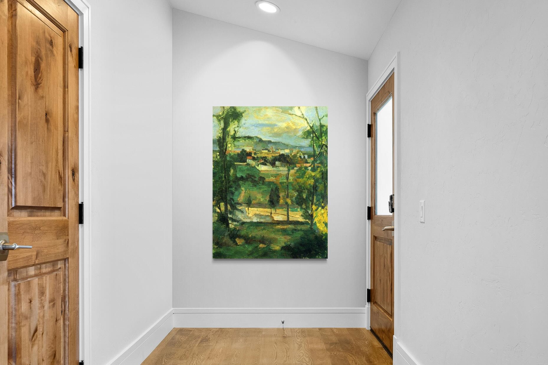 Pixalot Village Behind Trees