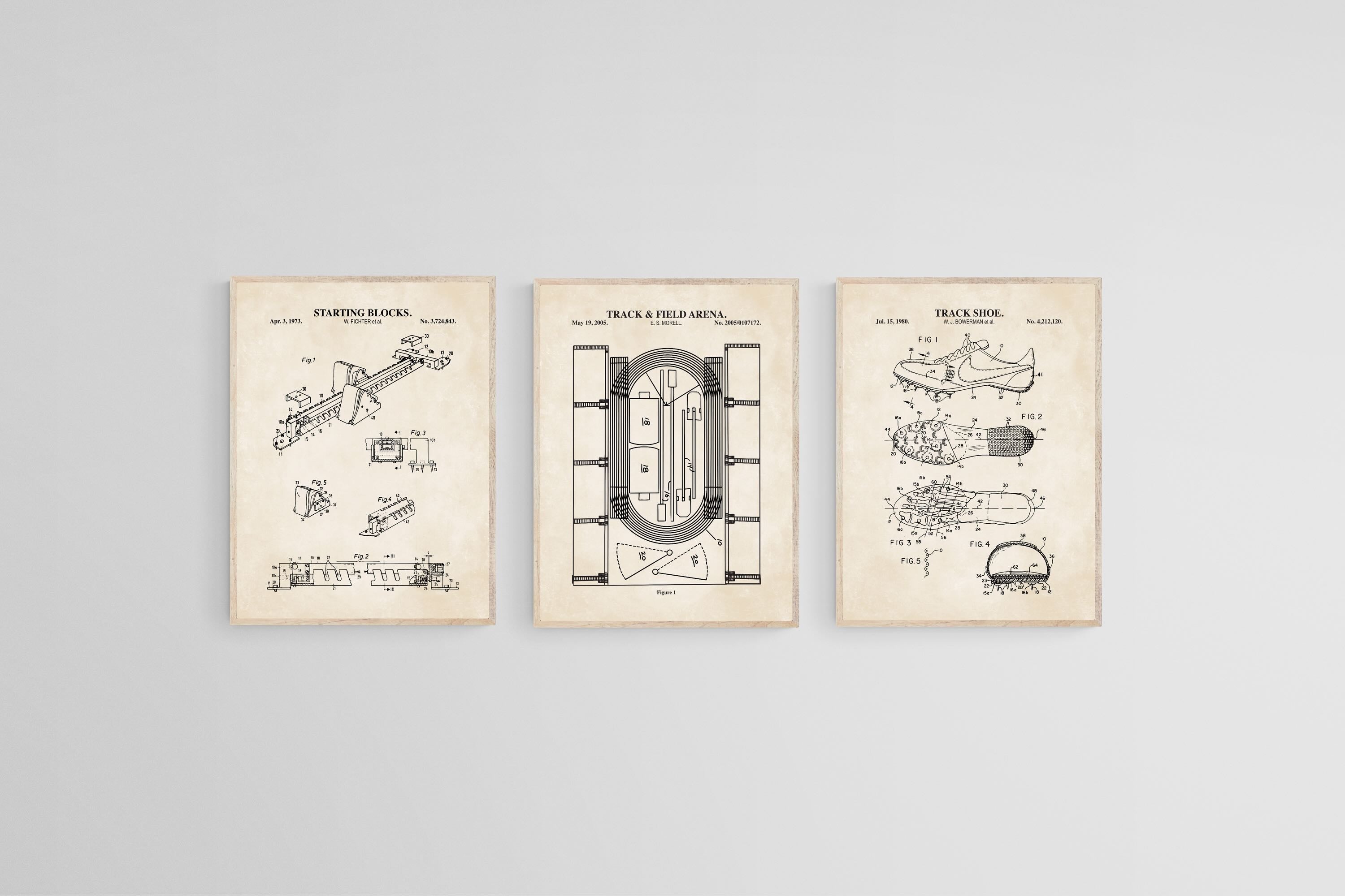 Vintage Athletics Diagrams