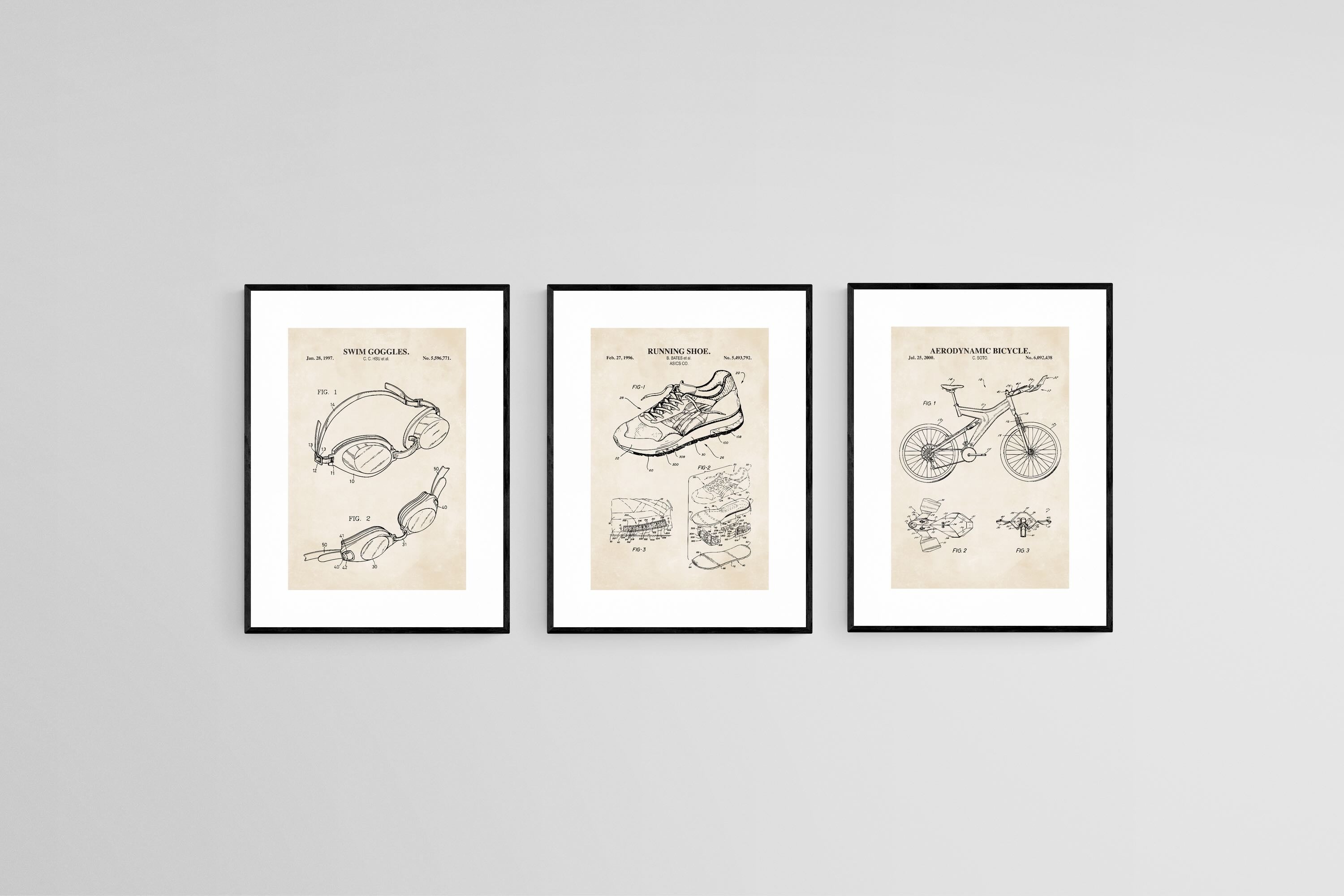 Vintage Triathlon Diagrams