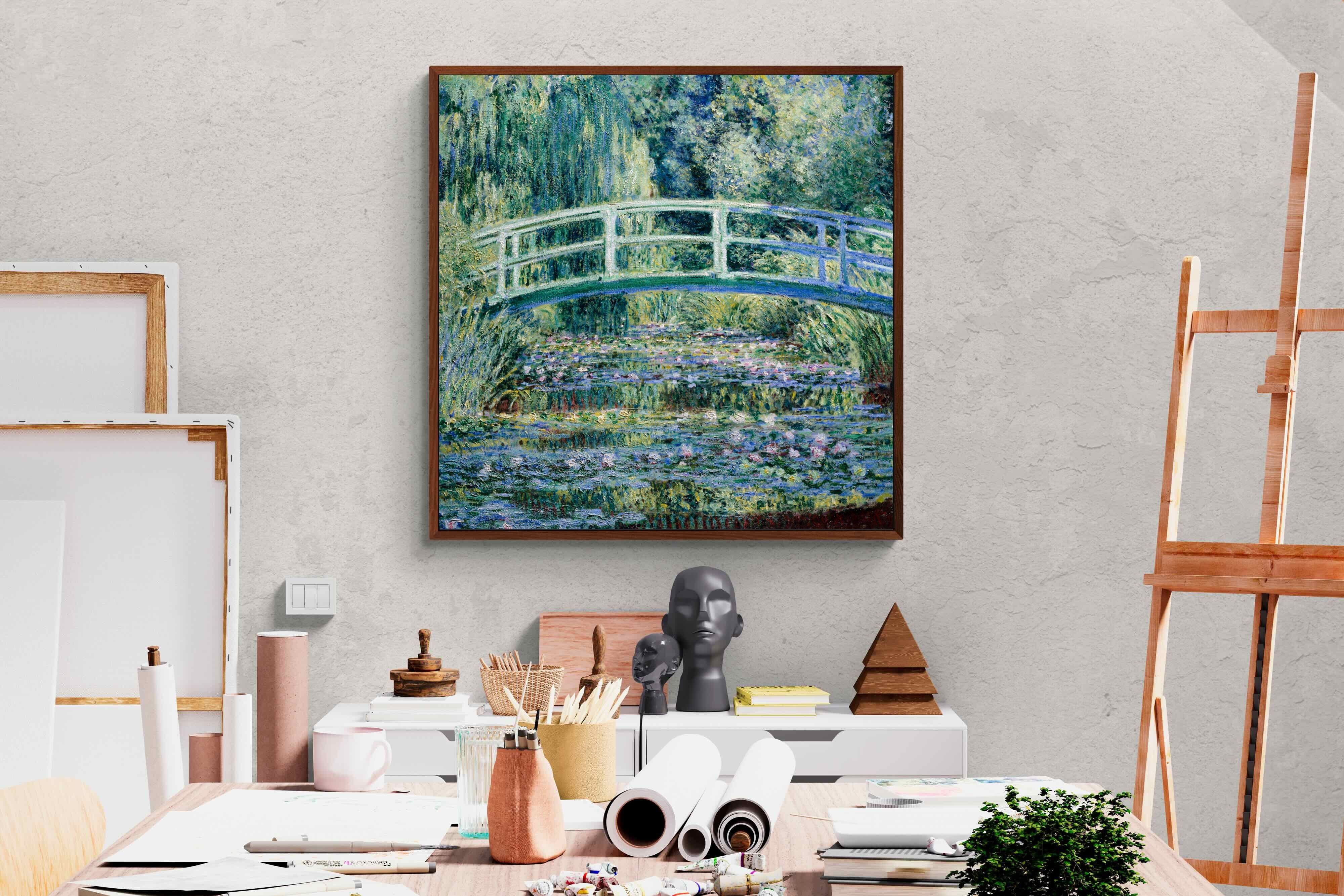 Pixalot Water Lilies and Japanese Bridge