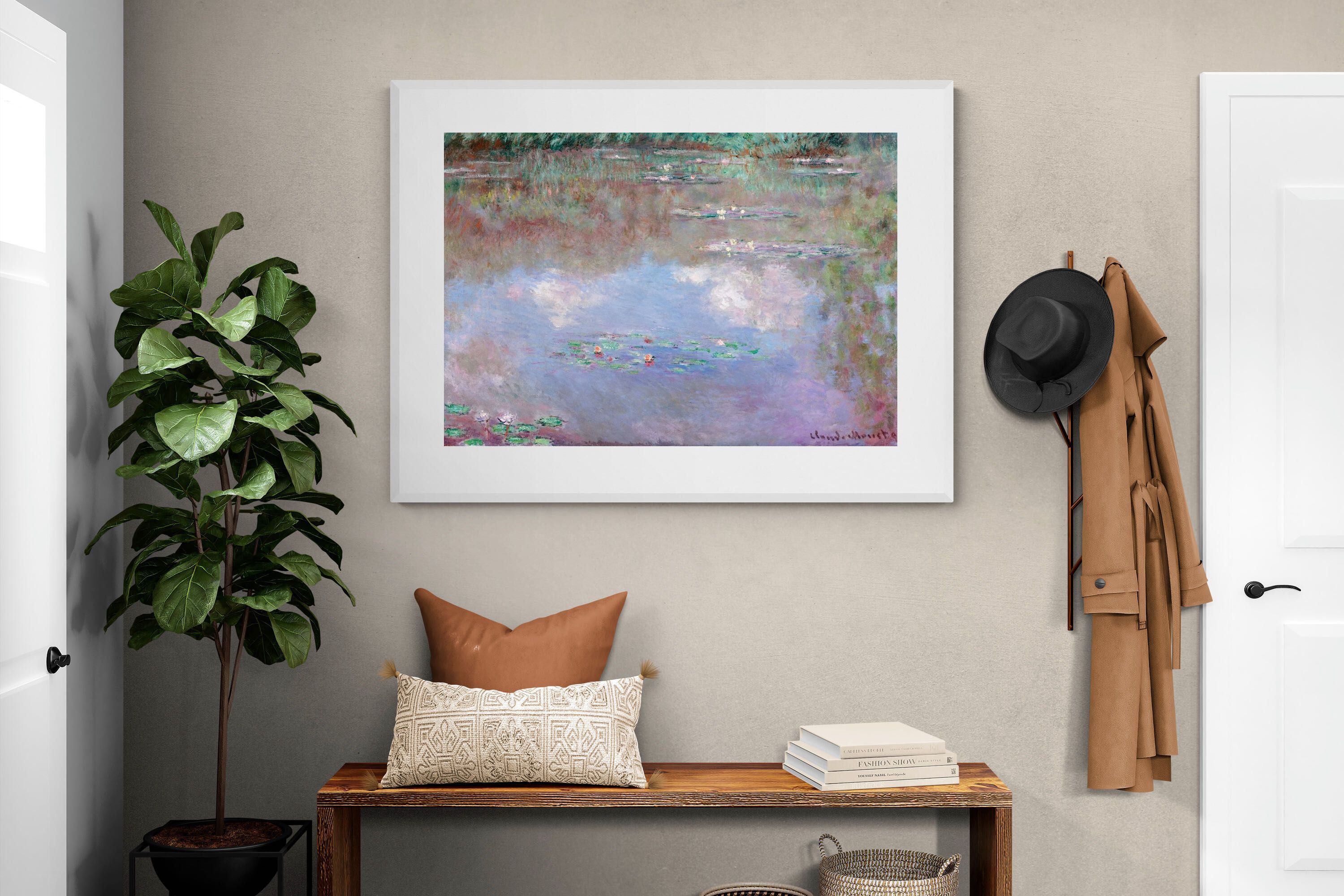 Pixalot Water Lily Pond with Clouds