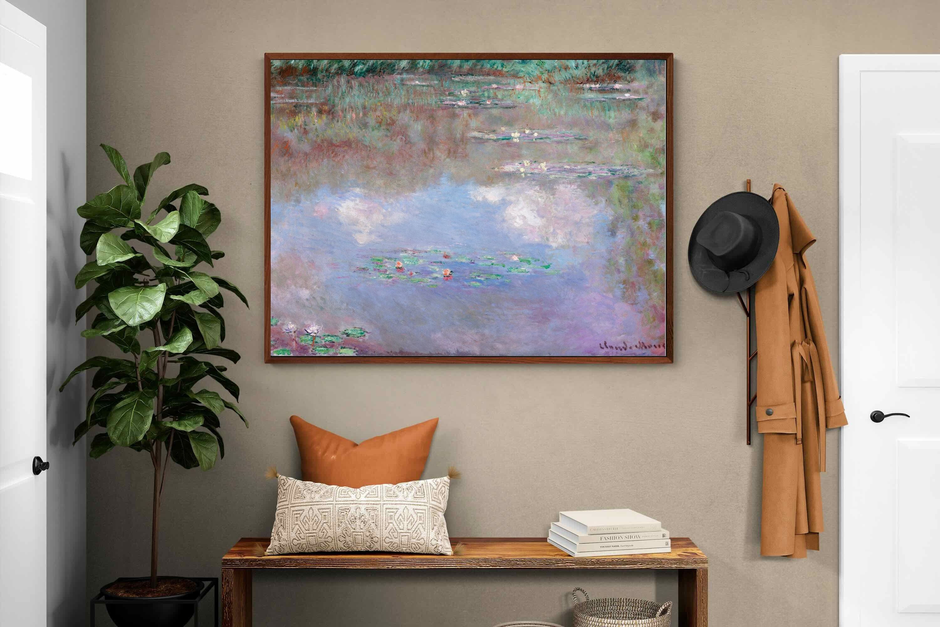 Pixalot Water Lily Pond with Clouds