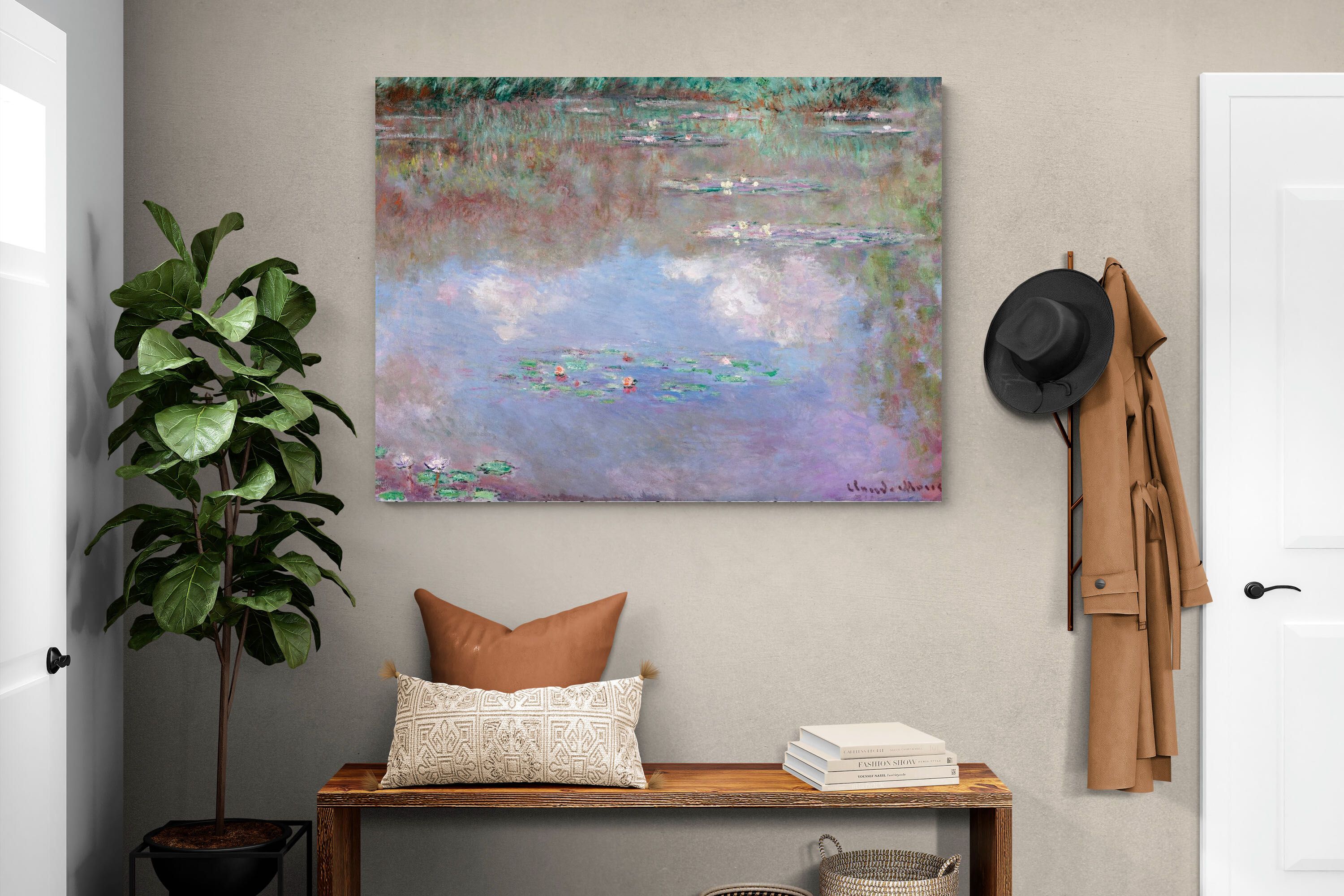 Pixalot Water Lily Pond with Clouds