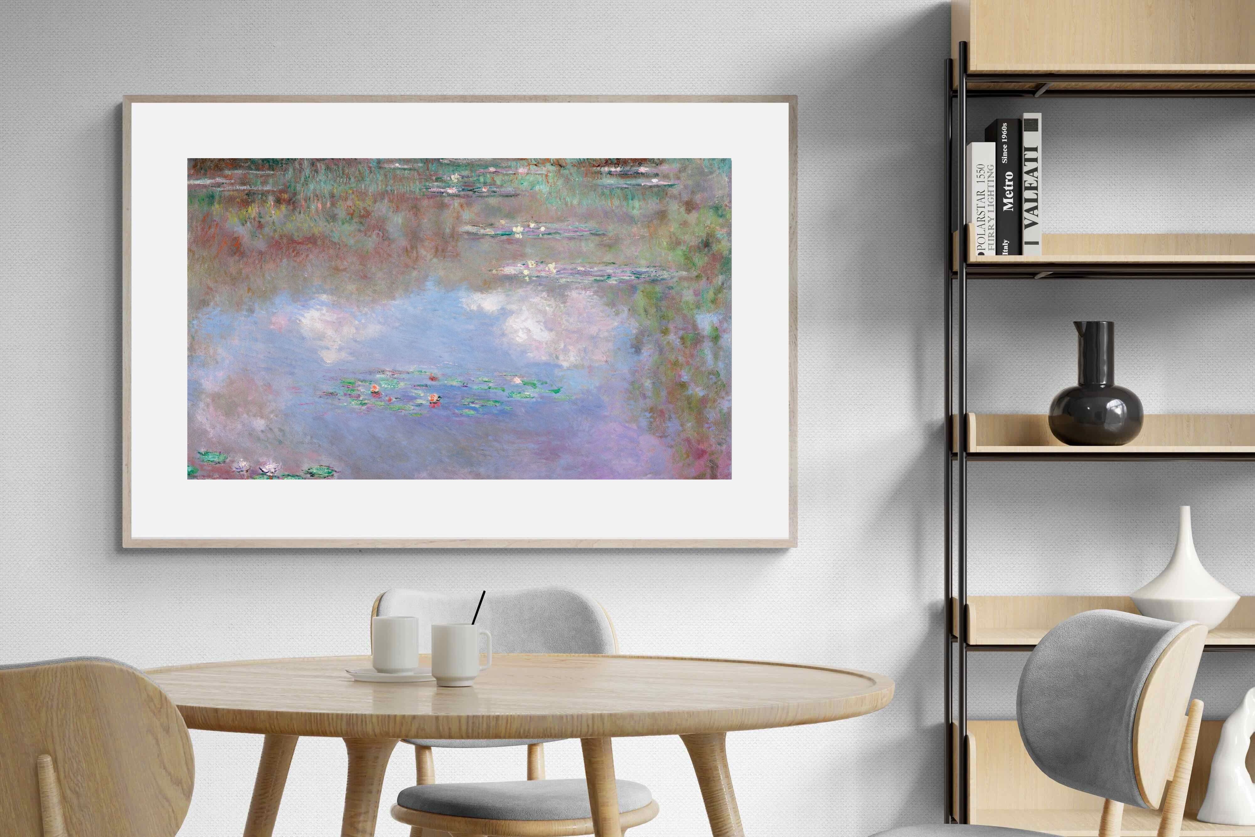 Pixalot Water Lily Pond with Clouds