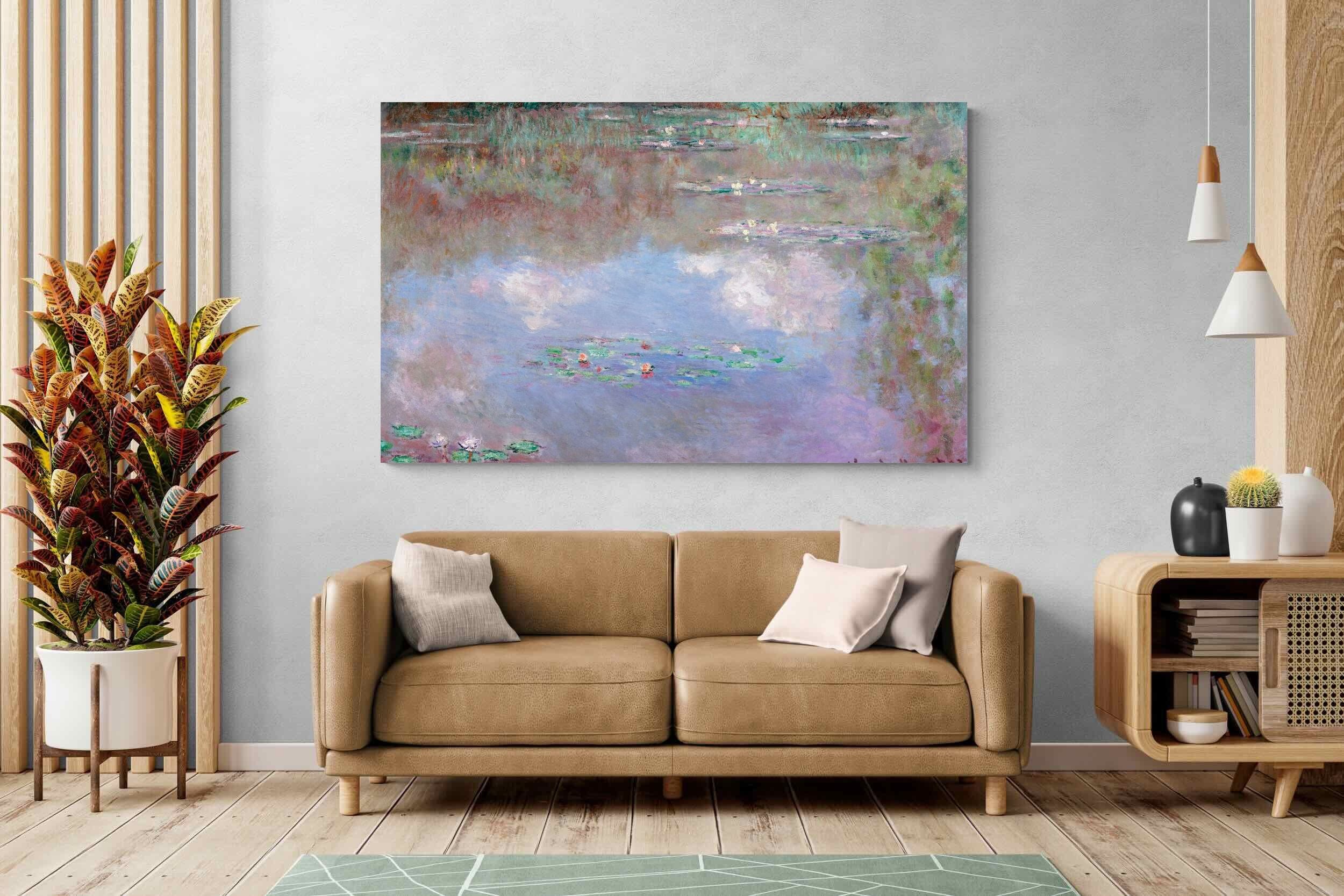 Pixalot Water Lily Pond with Clouds