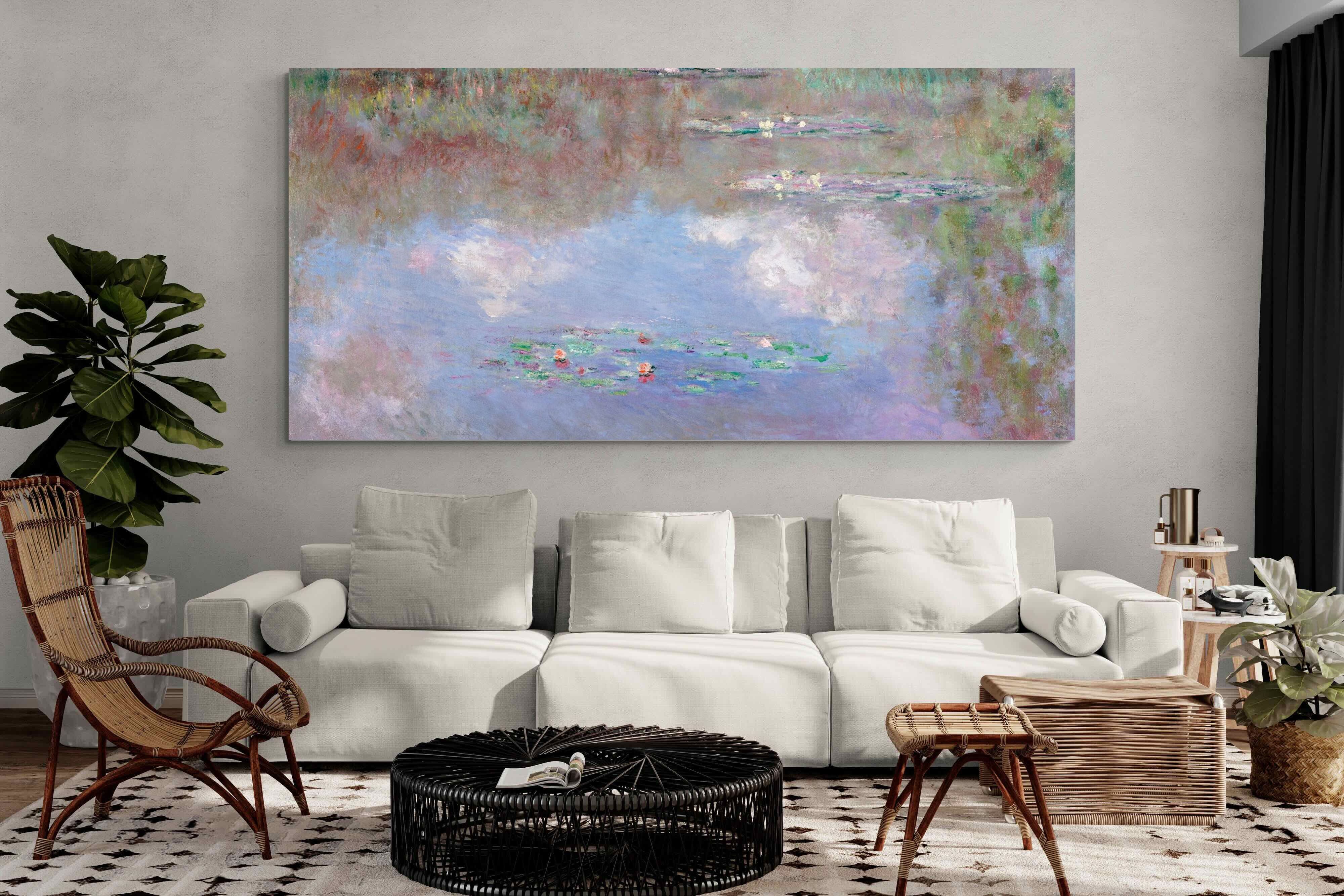 Pixalot Water Lily Pond with Clouds