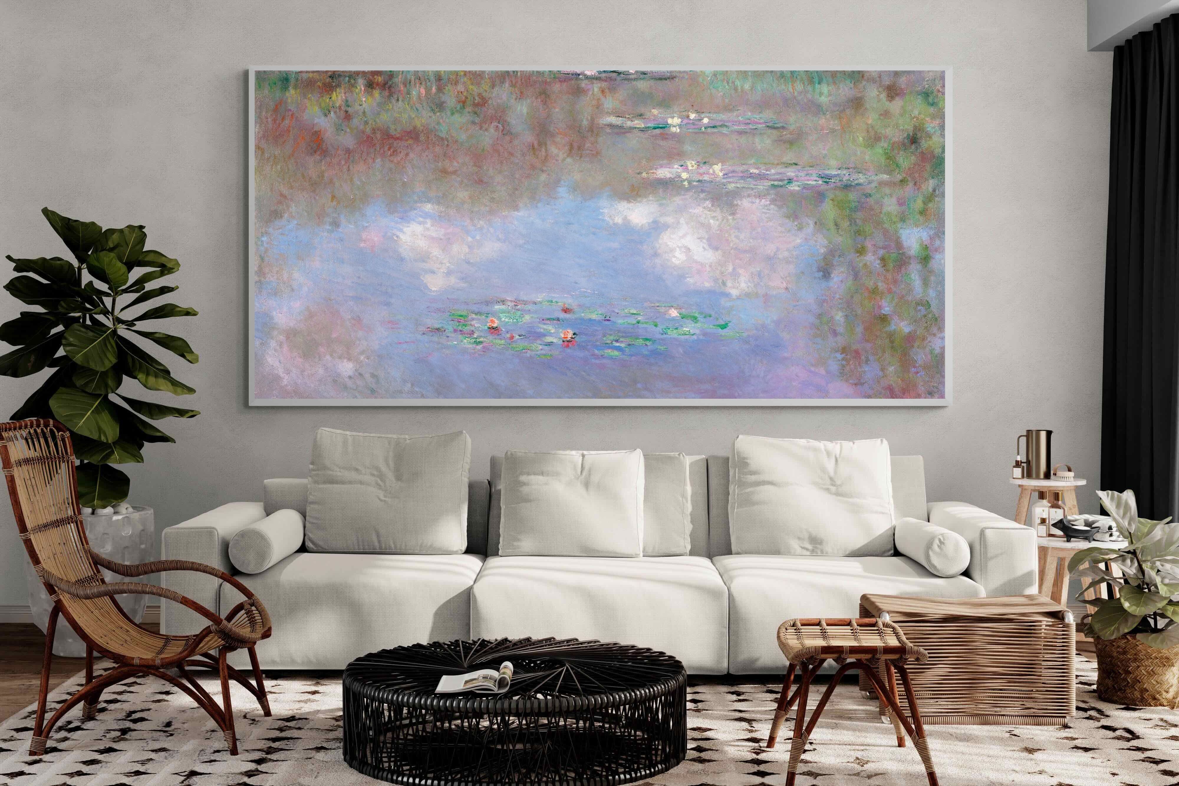 Pixalot Water Lily Pond with Clouds